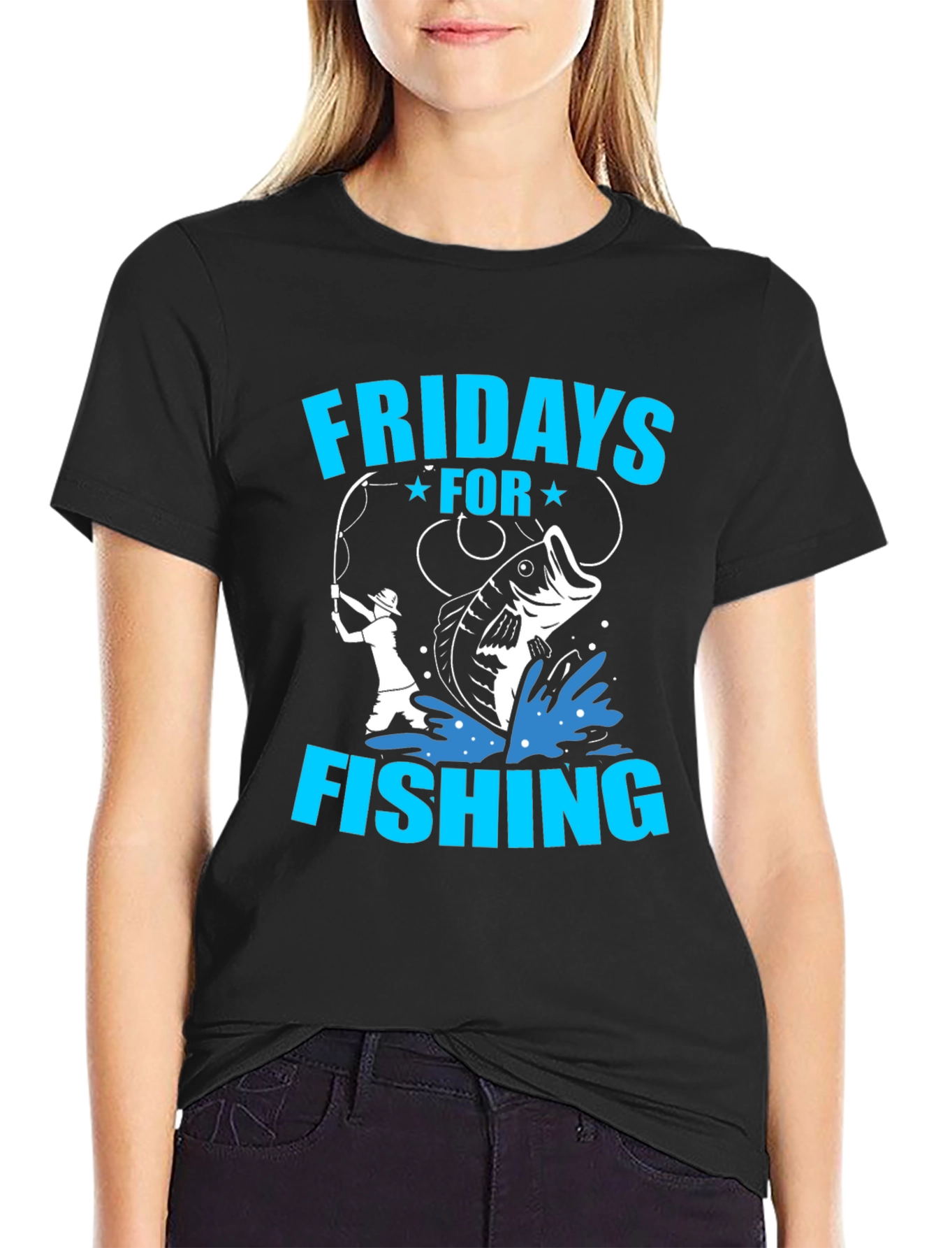 Fridays for Fishing Graphic Tee