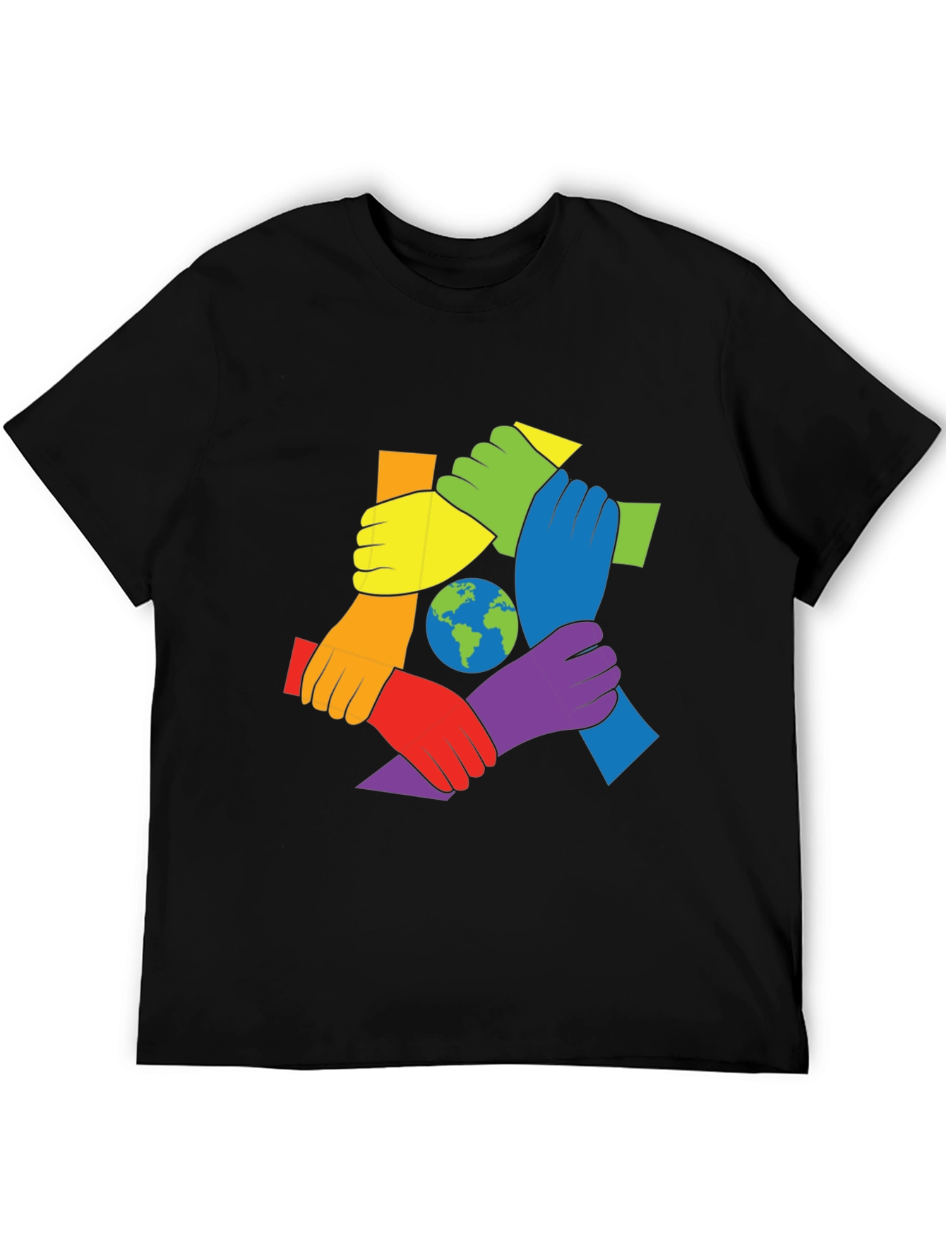 Unity Hands Earth Graphic Tee