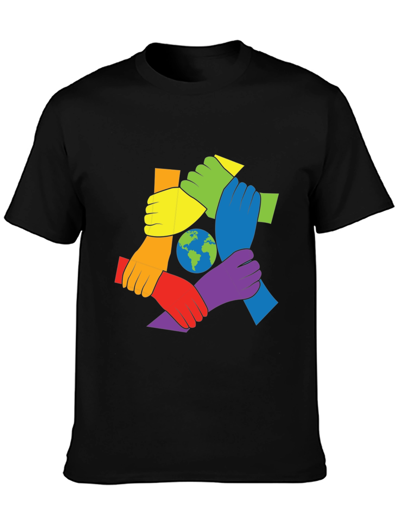 Unity Hands Earth Graphic Tee