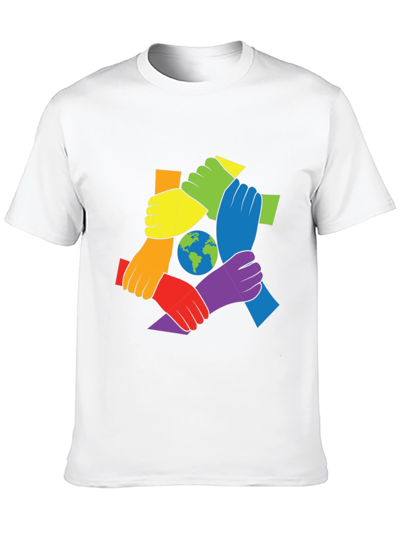 Unity Hands Earth Graphic Tee