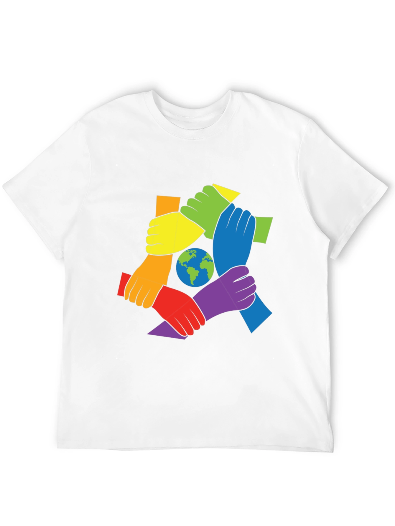 Unity Hands Earth Graphic Tee
