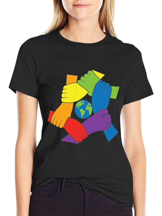 Unity Hands Earth Graphic Tee