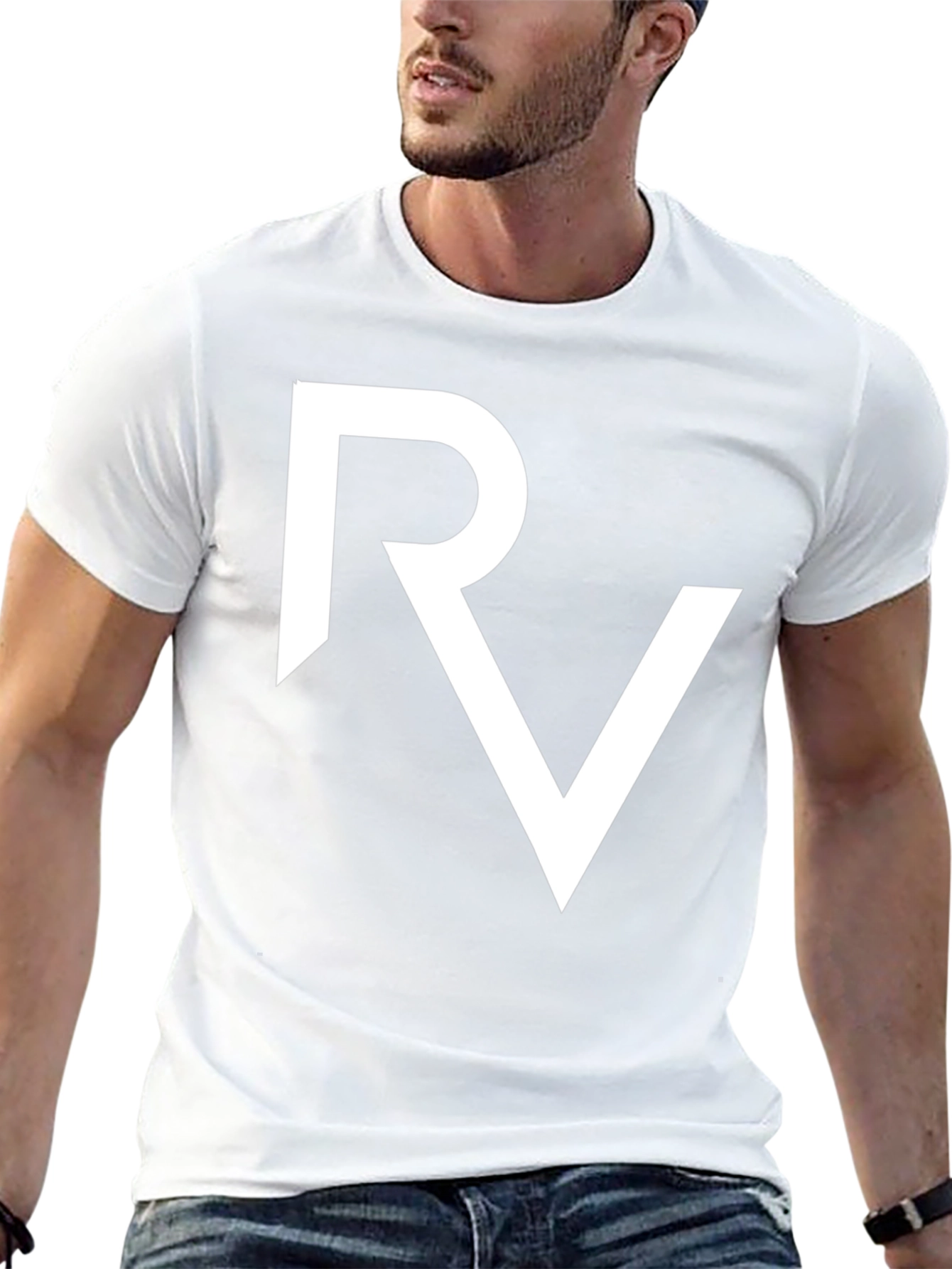 RV Logo Black T-Shirt