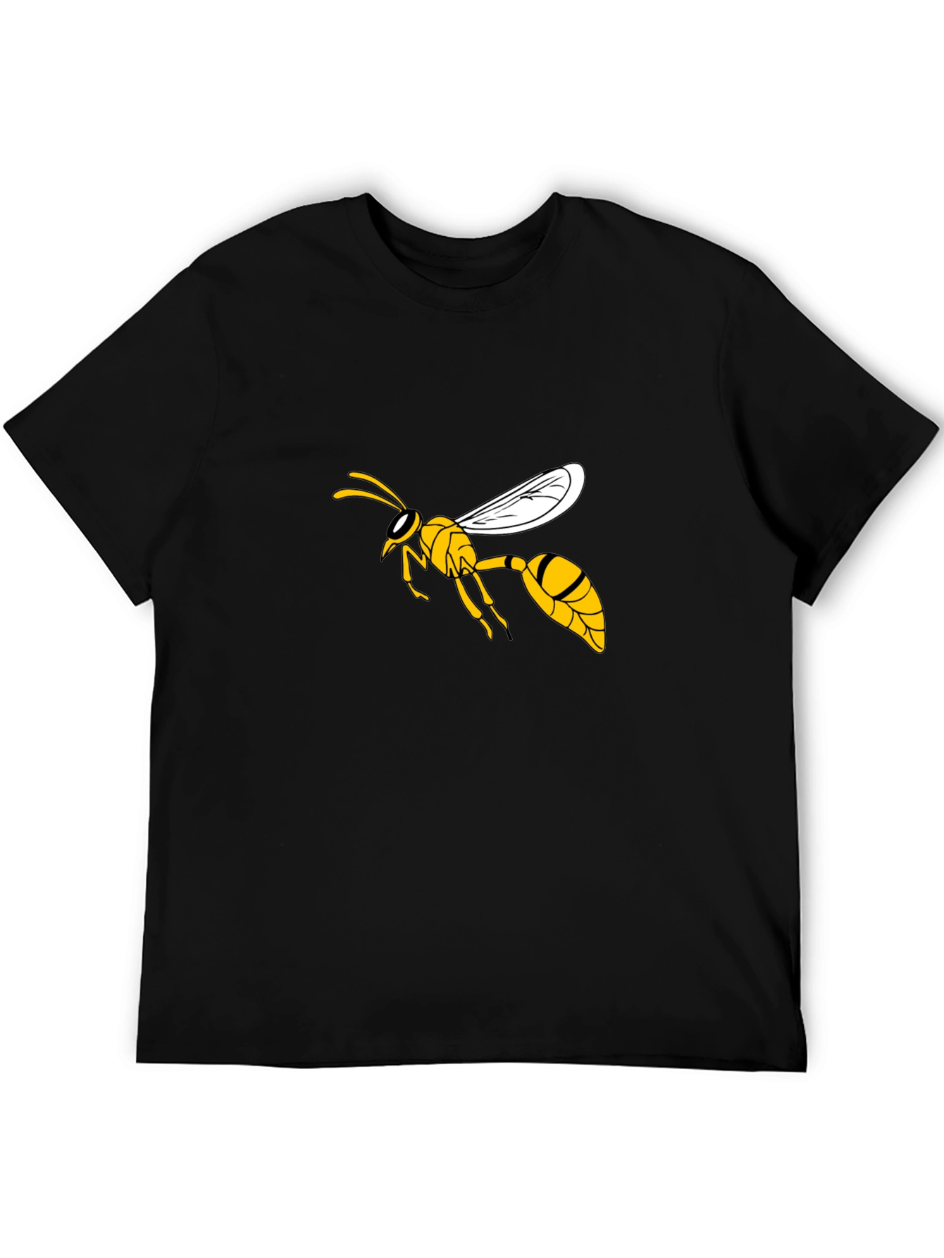 Wasp Graphic T-Shirt - Stylish Black Tee