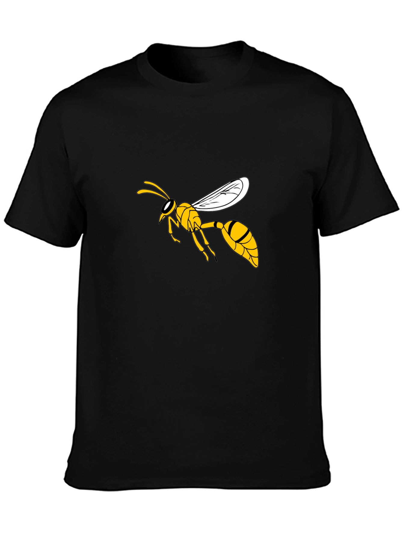 Wasp Graphic T-Shirt - Stylish Black Tee