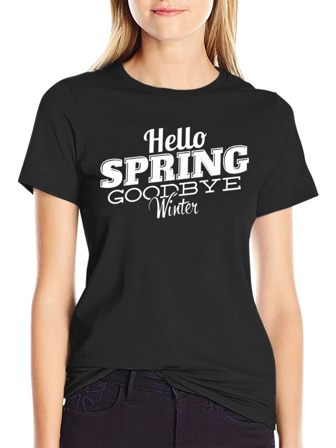 Hello Spring Goodbye Winter Graphic Tee