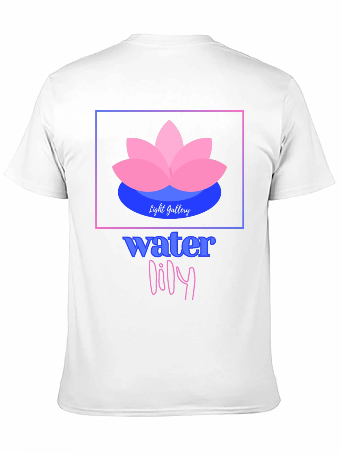Lotus Flower Graphic Tee - Light Gallery Design