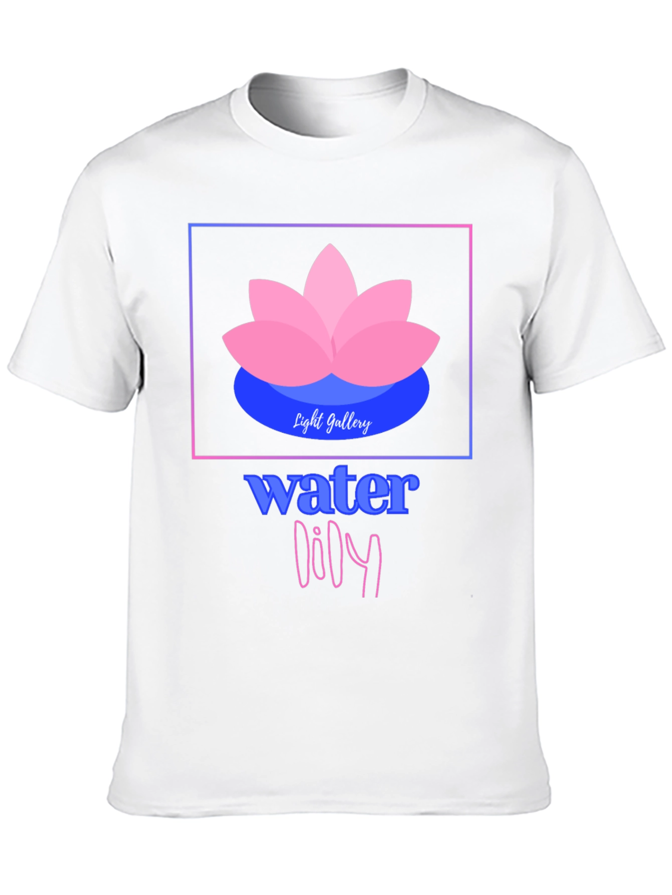 Lotus Flower Graphic Tee - Light Gallery Design