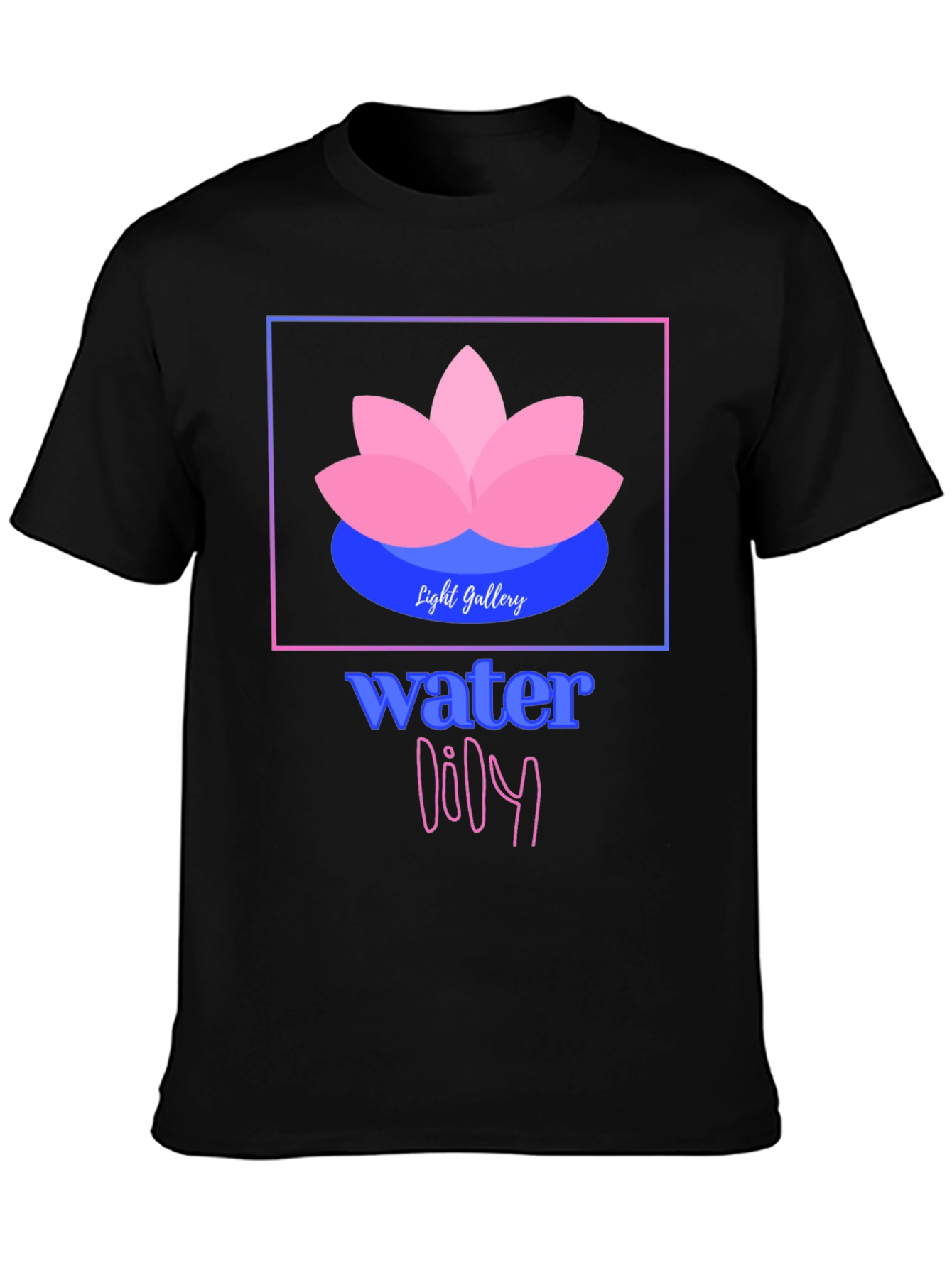 Lotus Flower Graphic Tee - Light Gallery Design
