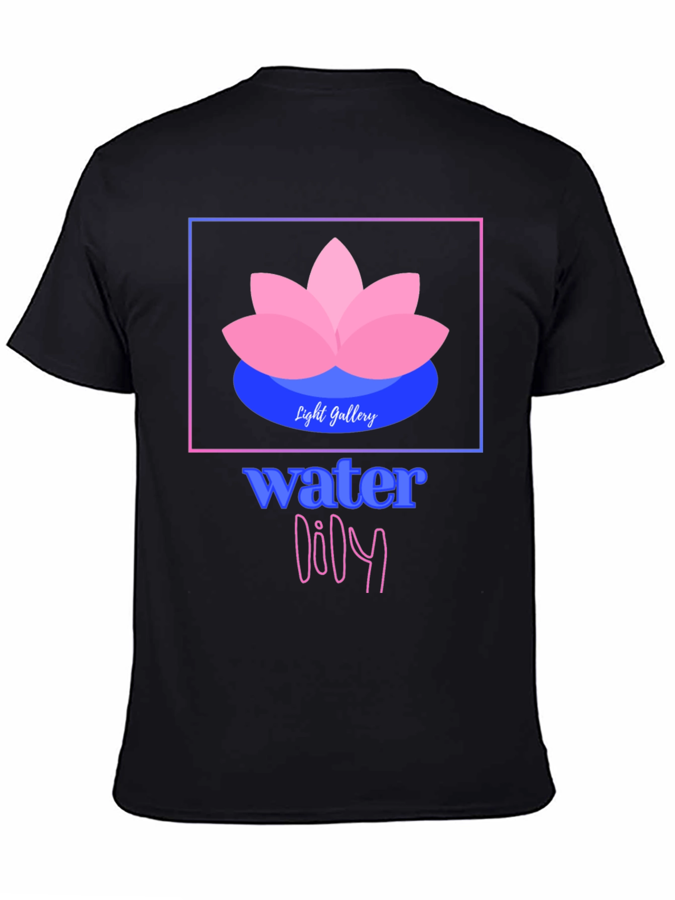 Lotus Flower Graphic Tee - Light Gallery Design