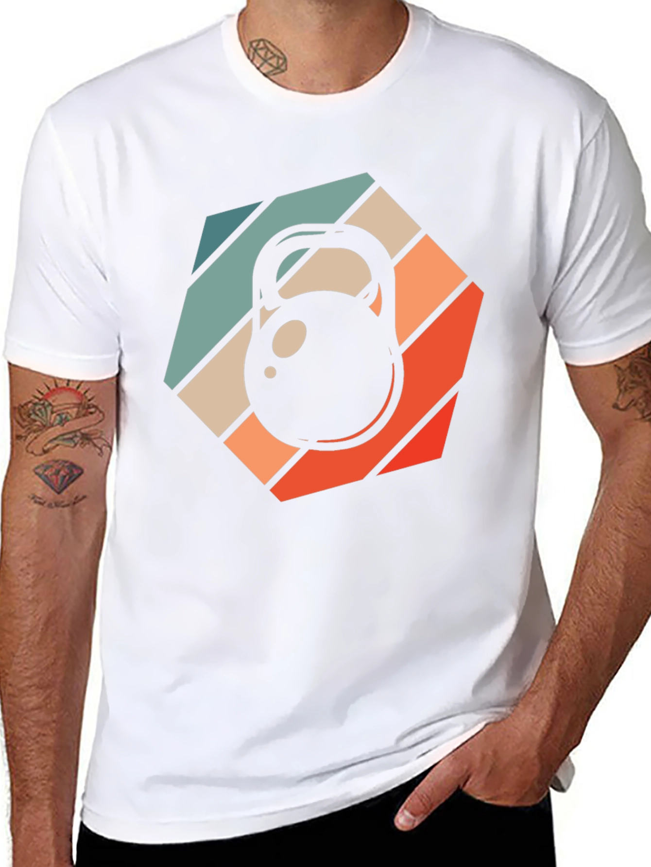 Retro Kettlebell Workout T-Shirt