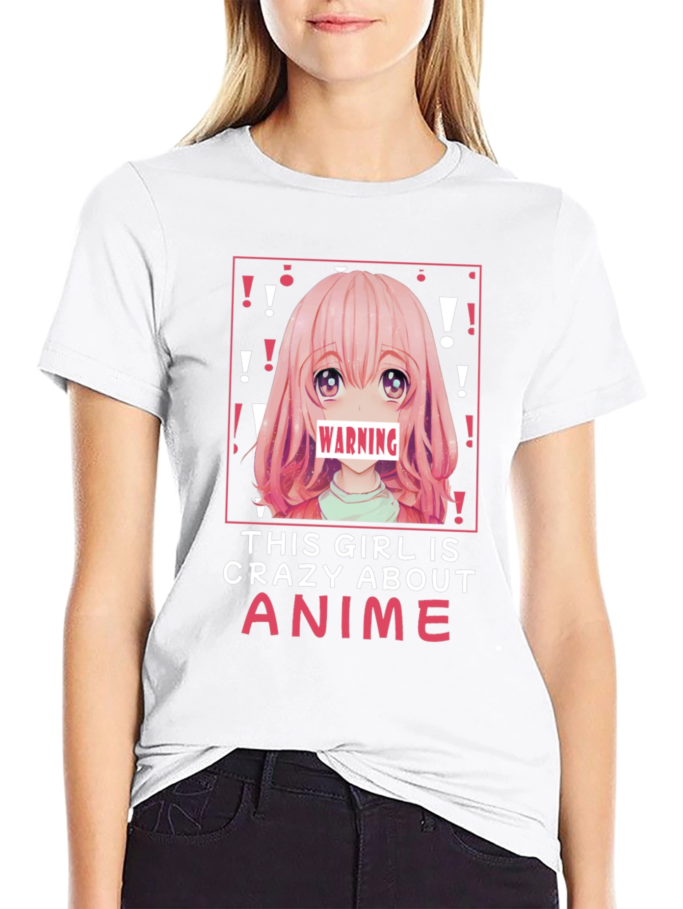 Anime Girl Crazy T-Shirt