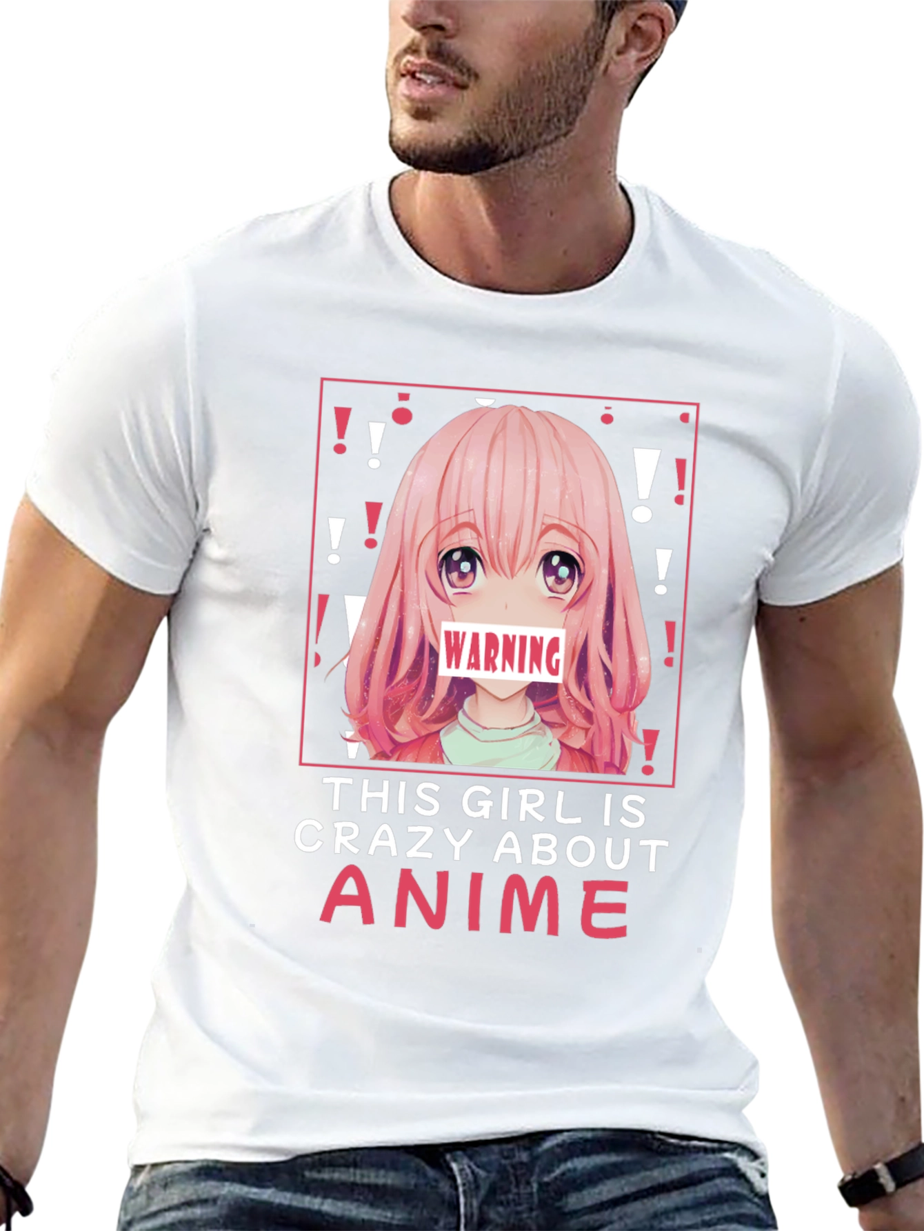 Anime Girl Crazy T-Shirt