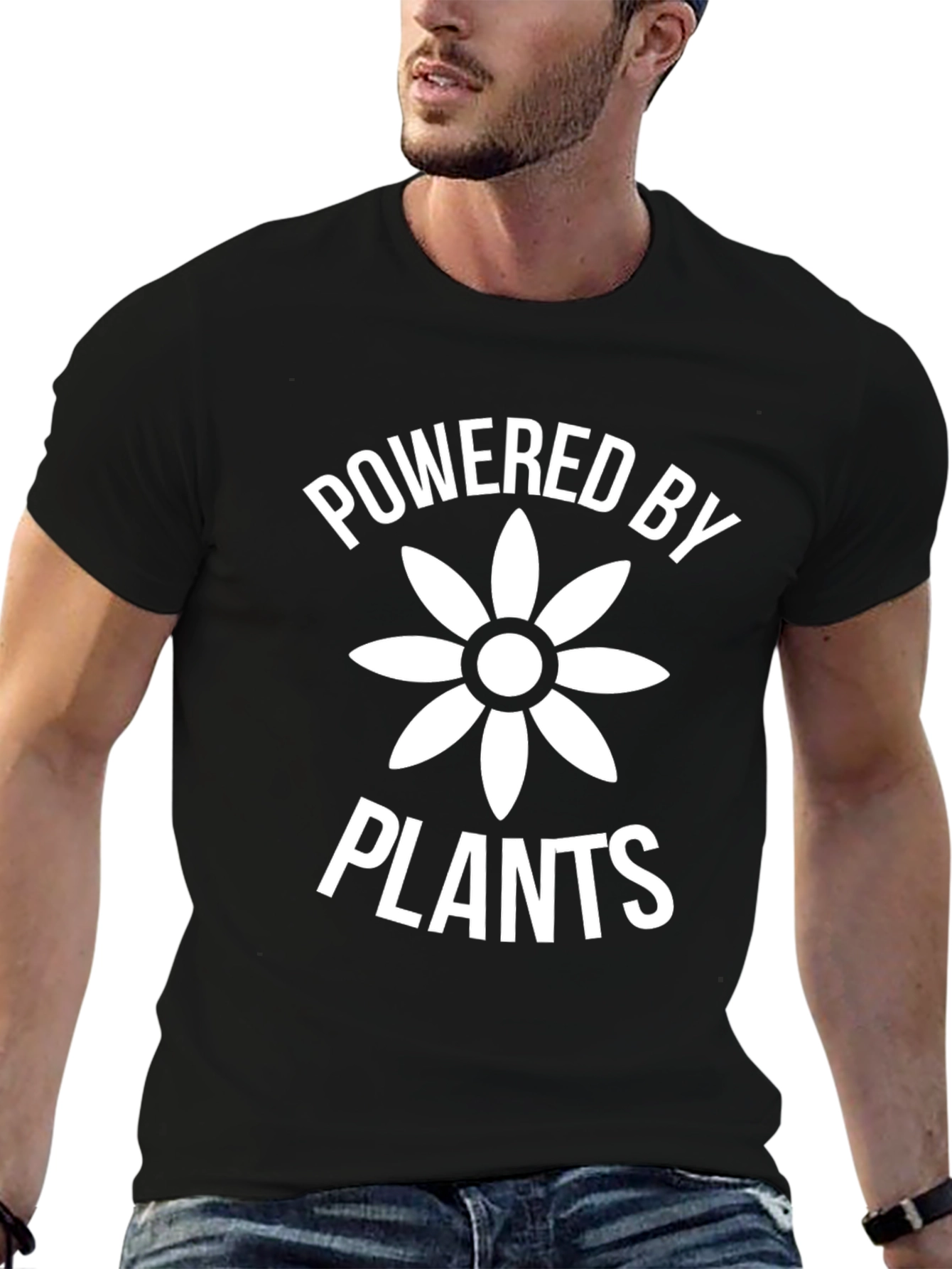 Powered by Plants T-Shirt - Vegan Graphic Tee