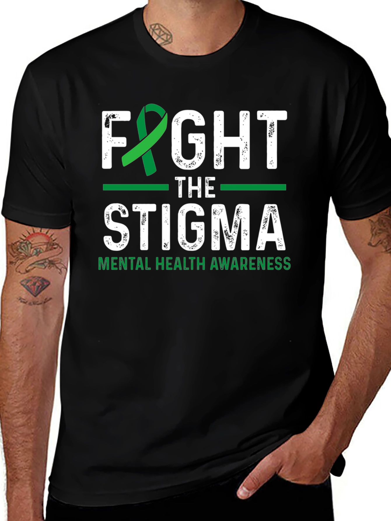 Fight The Stigma Mental Health Awareness T-Shirt