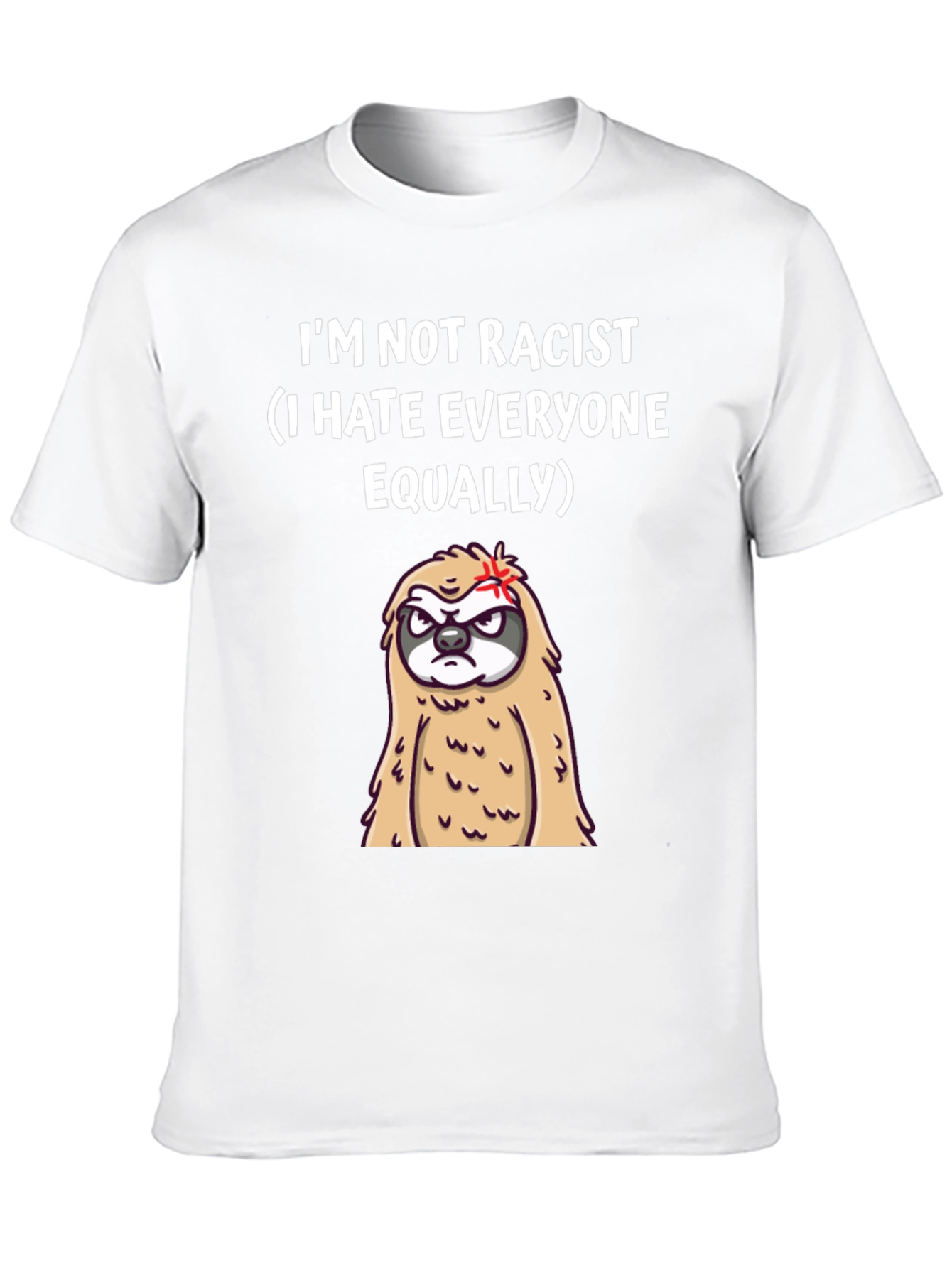 Im Not Racist Sloth Graphic T-Shirt