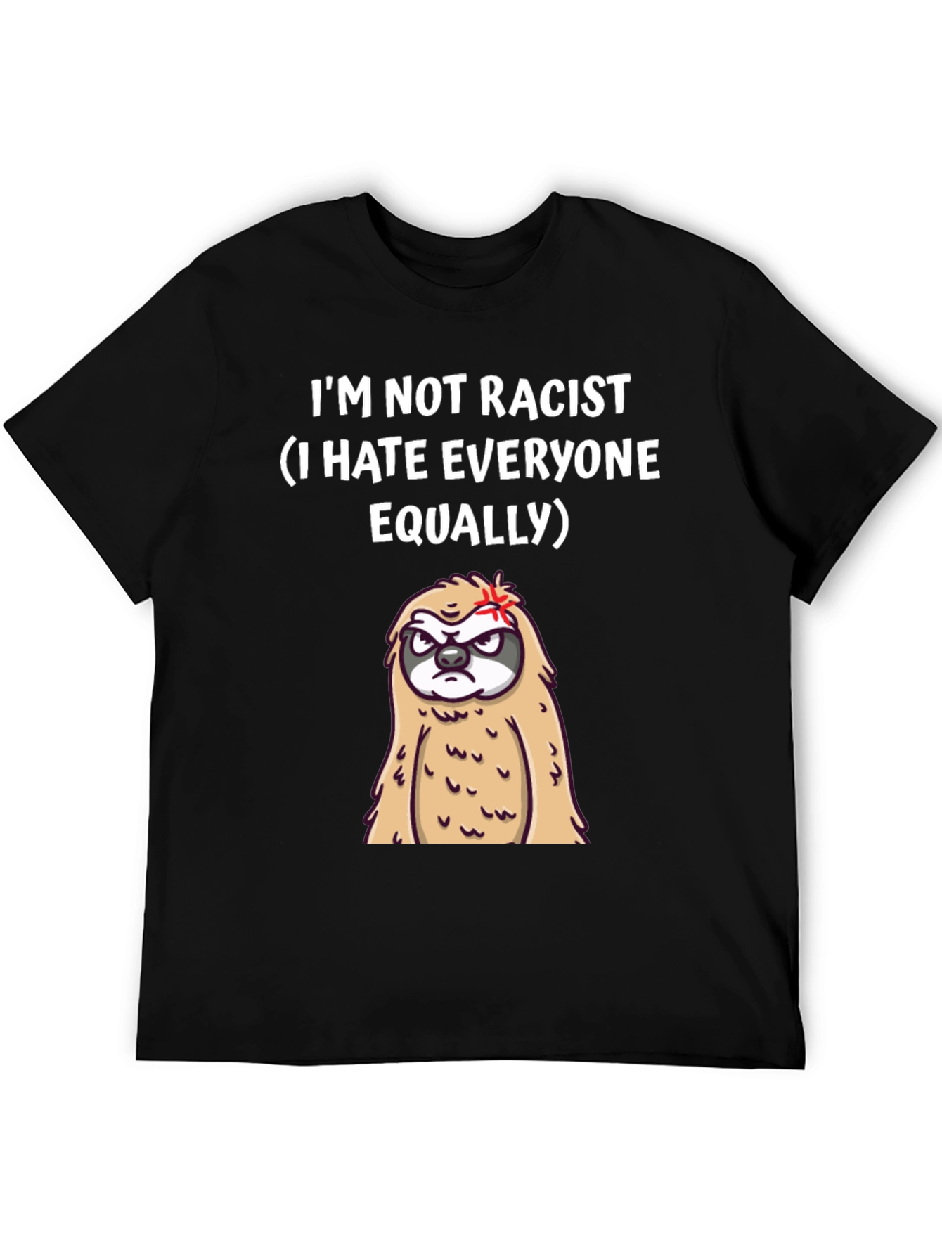 Im Not Racist Sloth Graphic T-Shirt