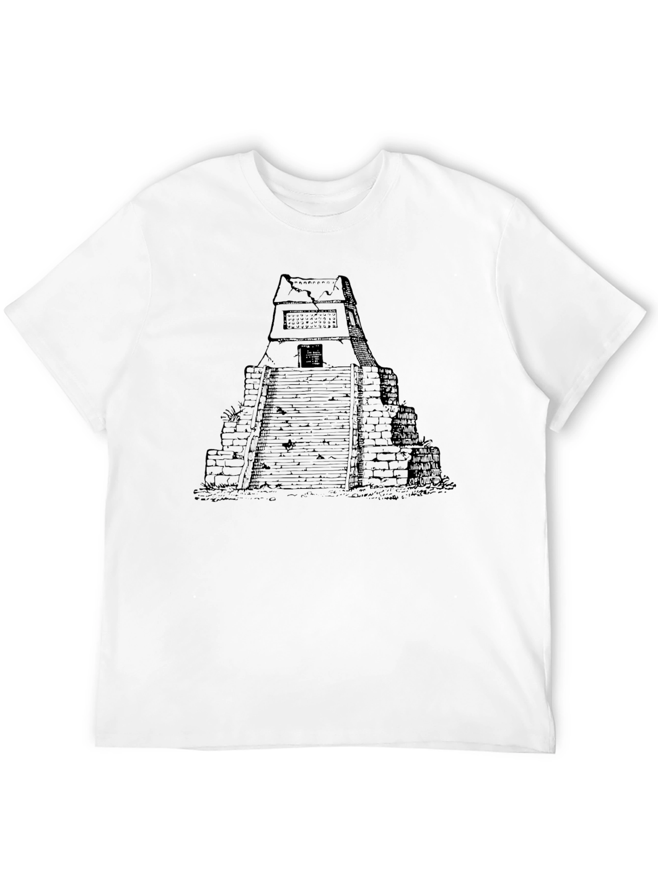 Mayan Pyramid Graphic T-Shirt