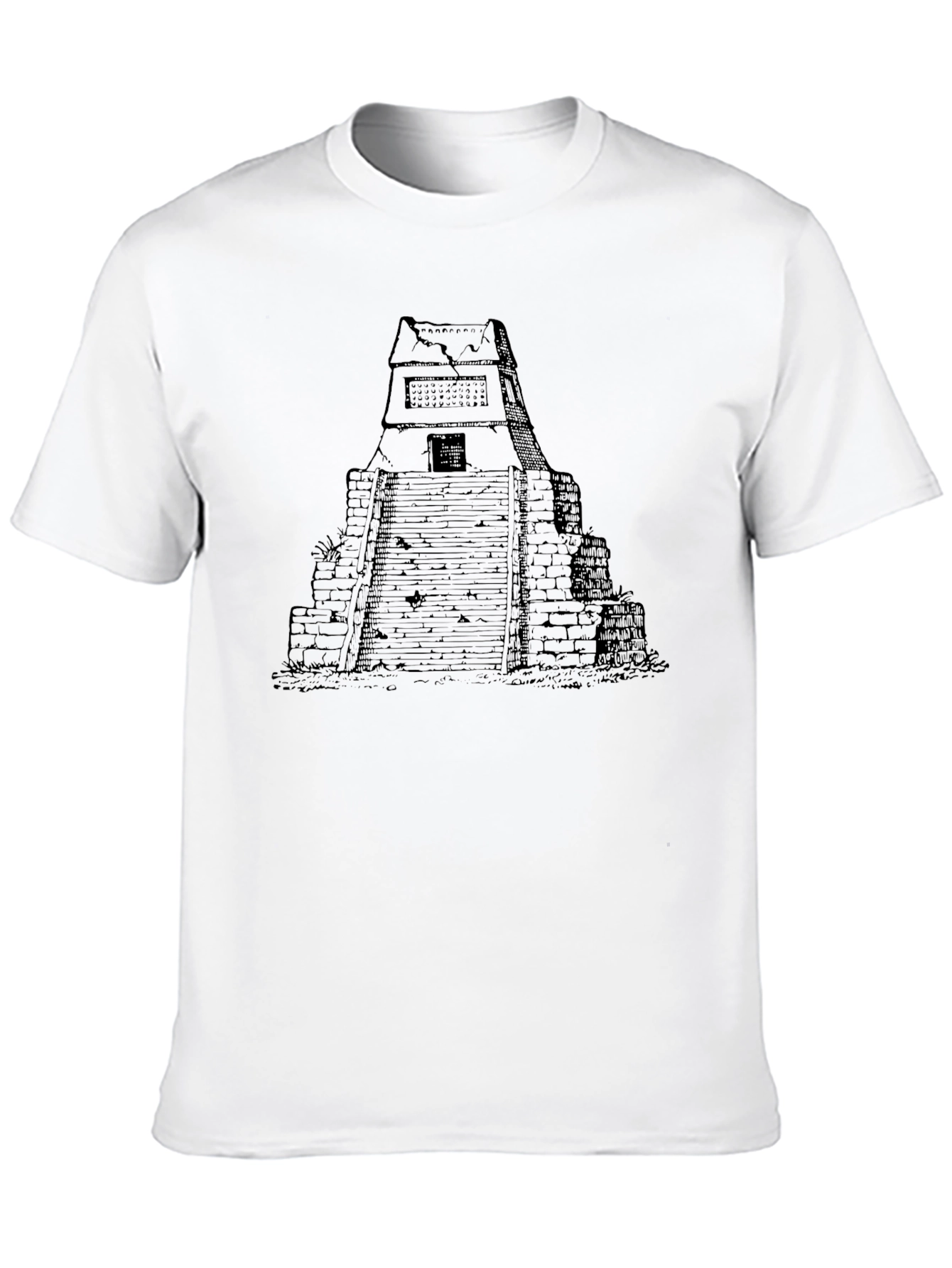 Mayan Pyramid Graphic T-Shirt