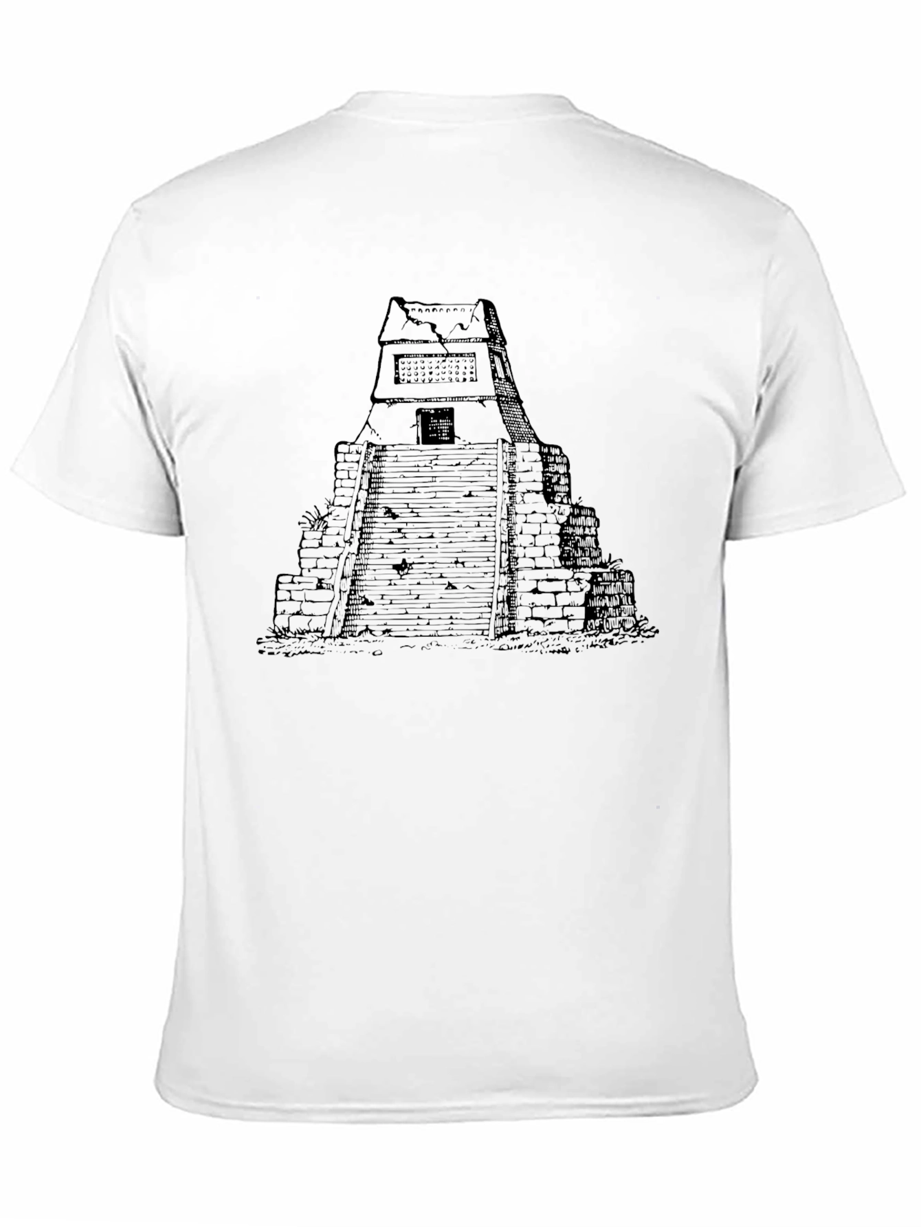 Mayan Pyramid Graphic T-Shirt