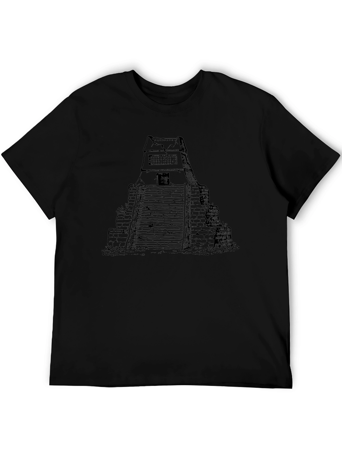 Mayan Pyramid Graphic T-Shirt