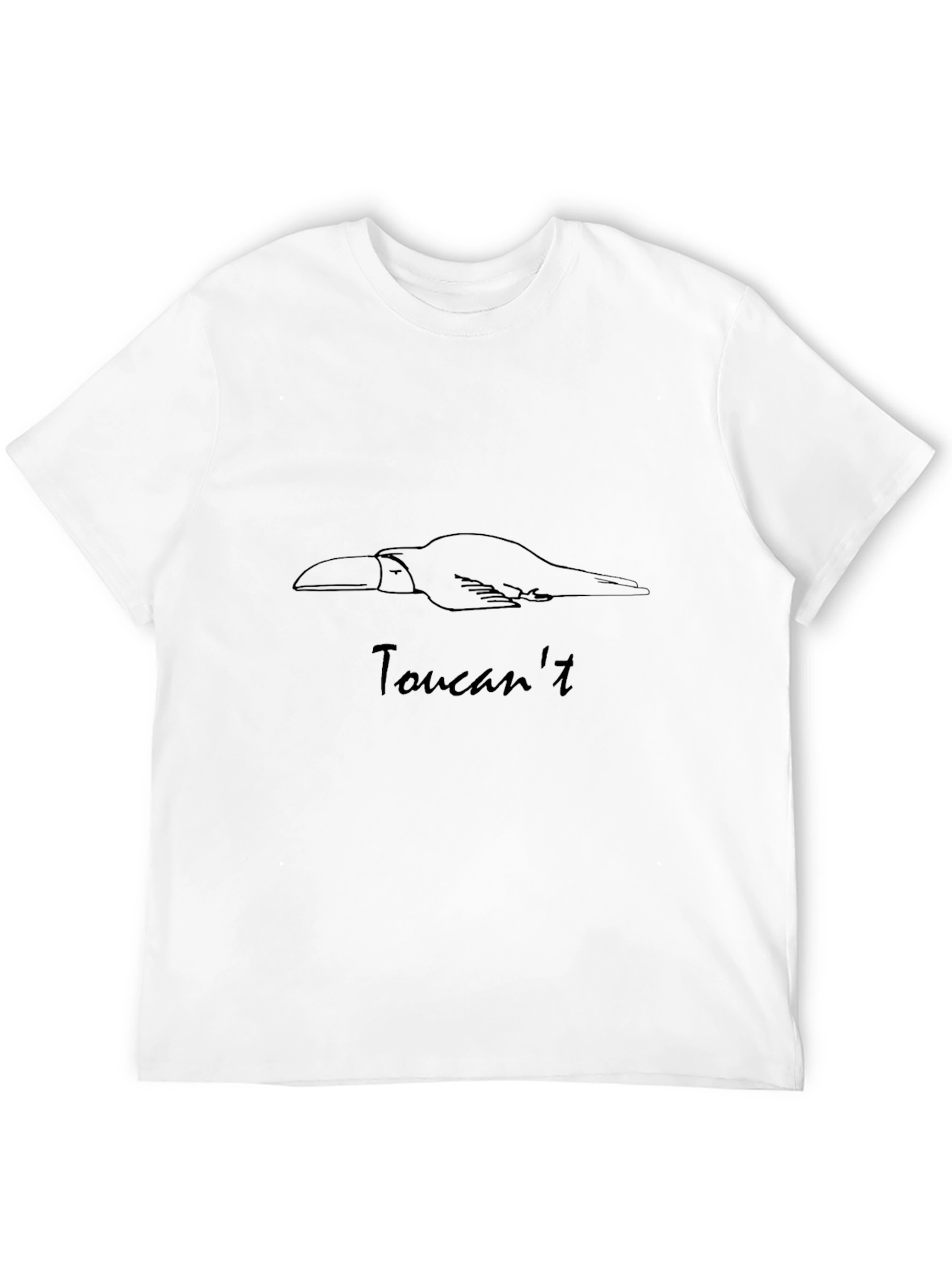 Toucant Funny Graphic Tee - Unisex Black T-Shirt
