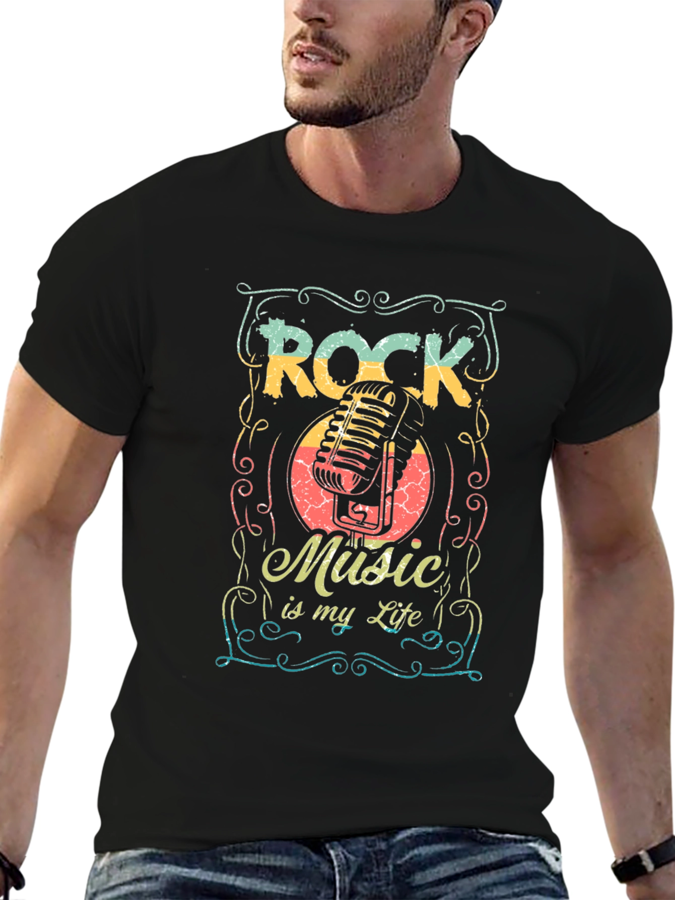 Rock Music is My Life Graphic Tee