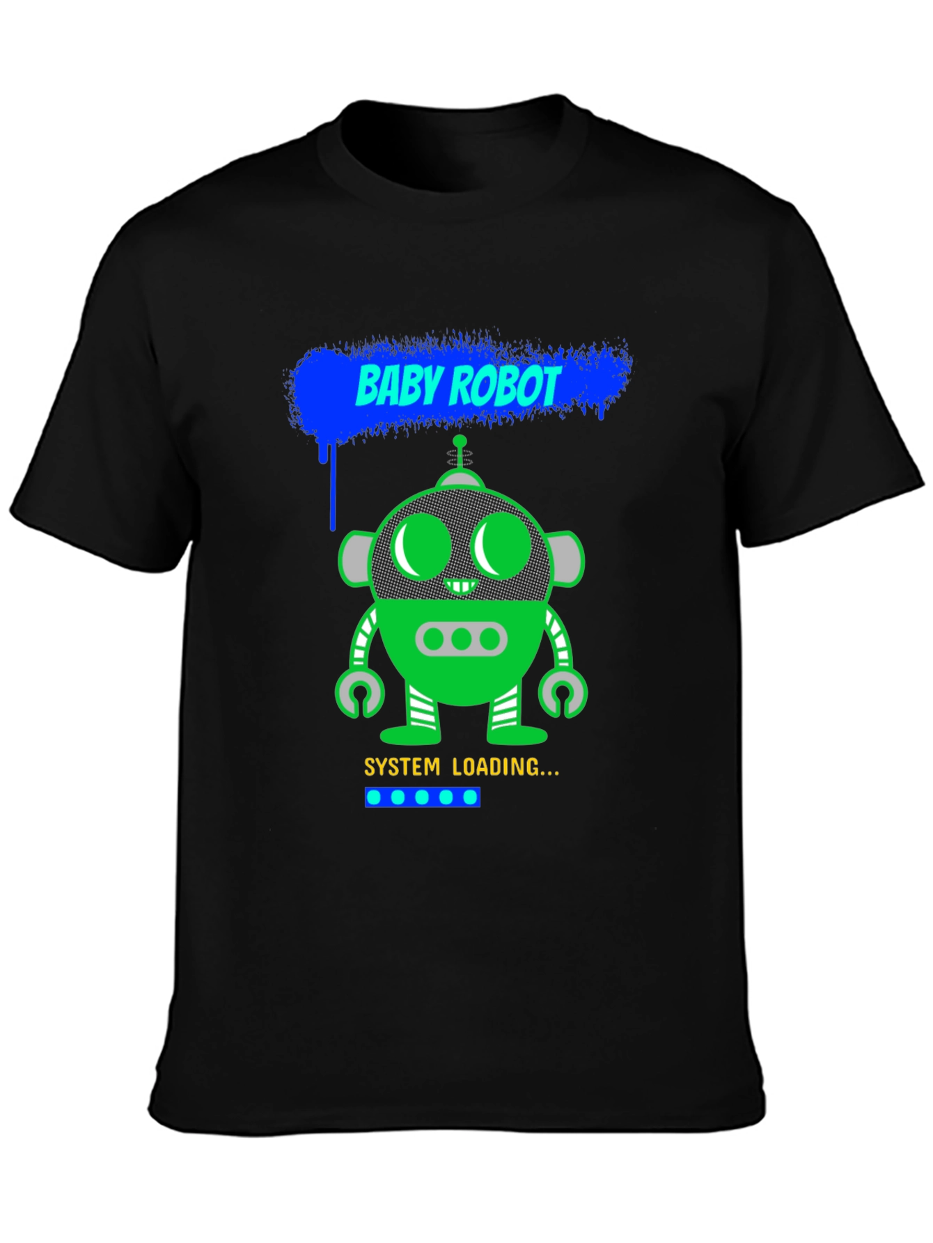 Baby Robot System Loading Graphic Tee
