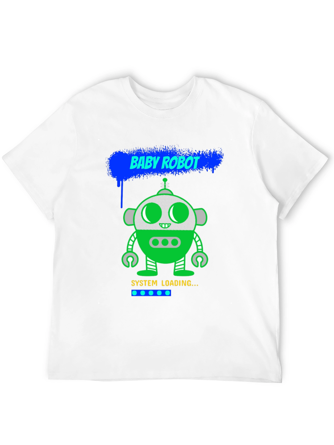 Baby Robot System Loading Graphic Tee