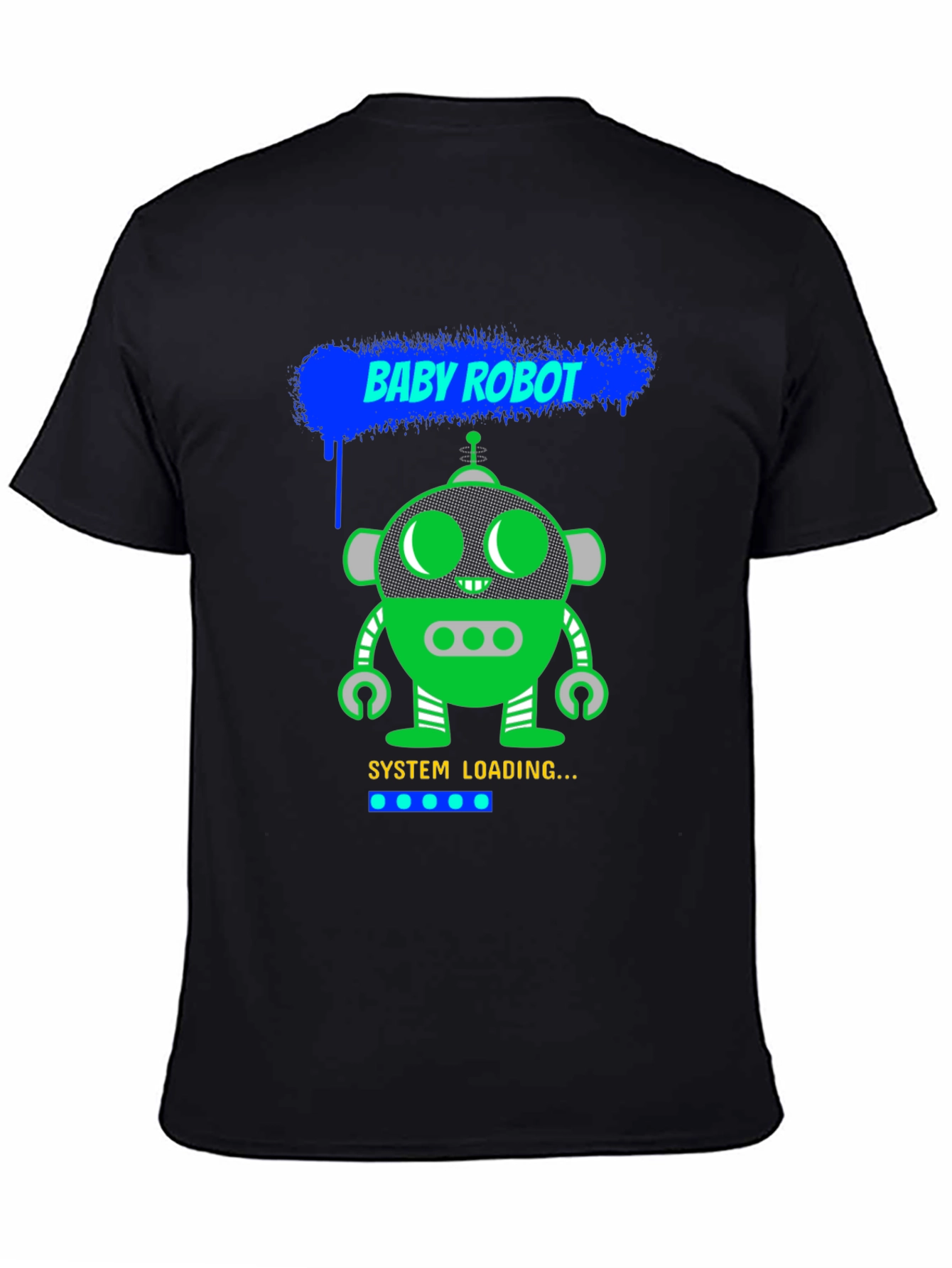 Baby Robot System Loading Graphic Tee