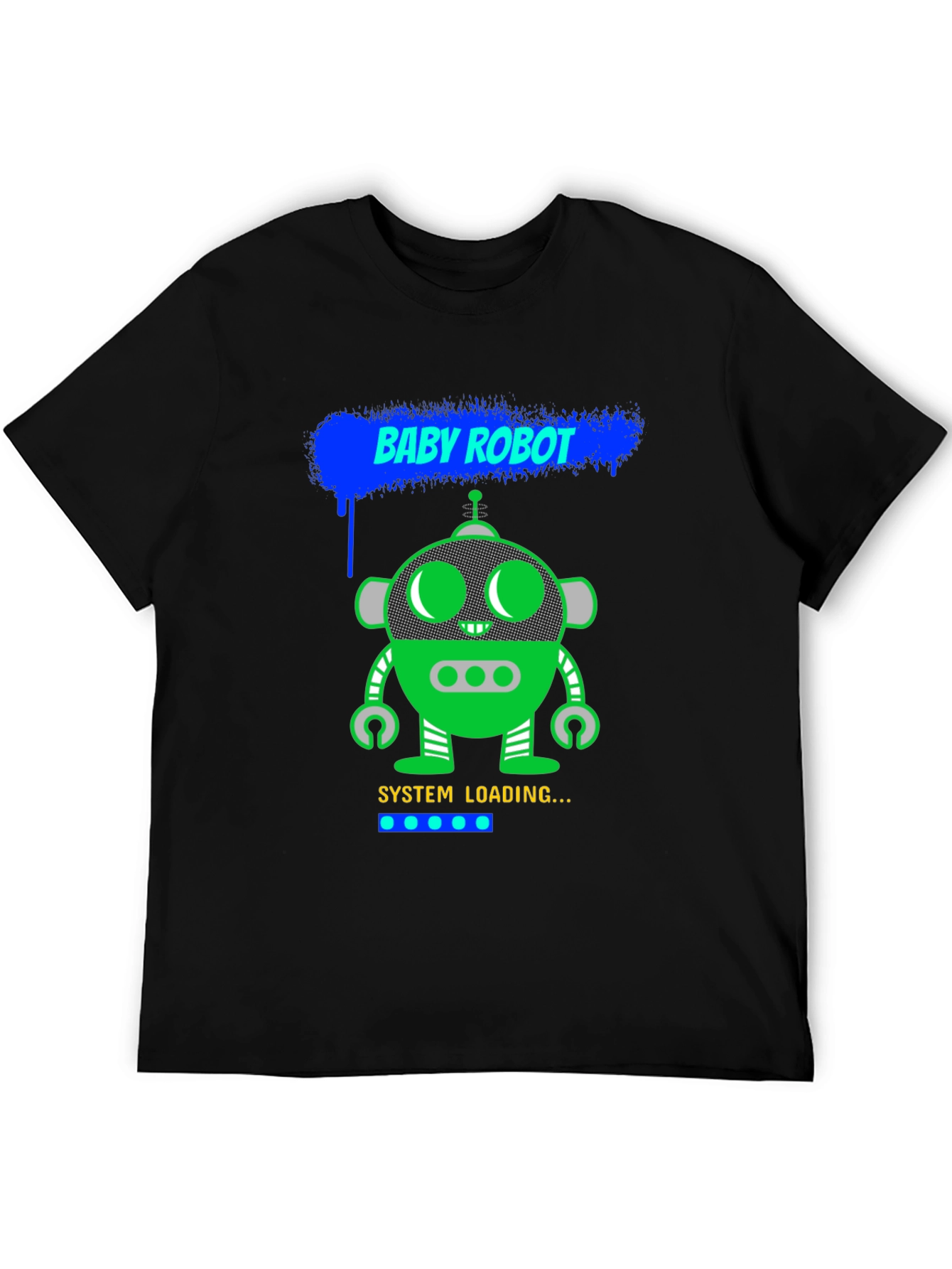 Baby Robot System Loading Graphic Tee