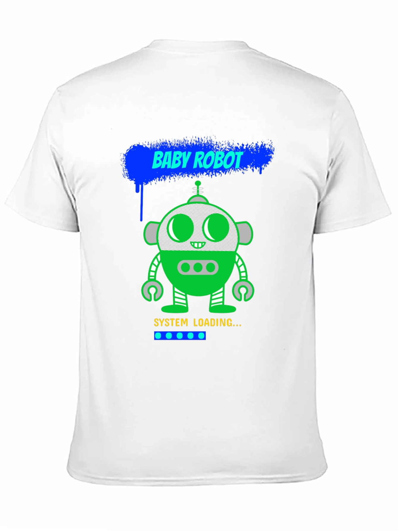 Baby Robot System Loading Graphic Tee