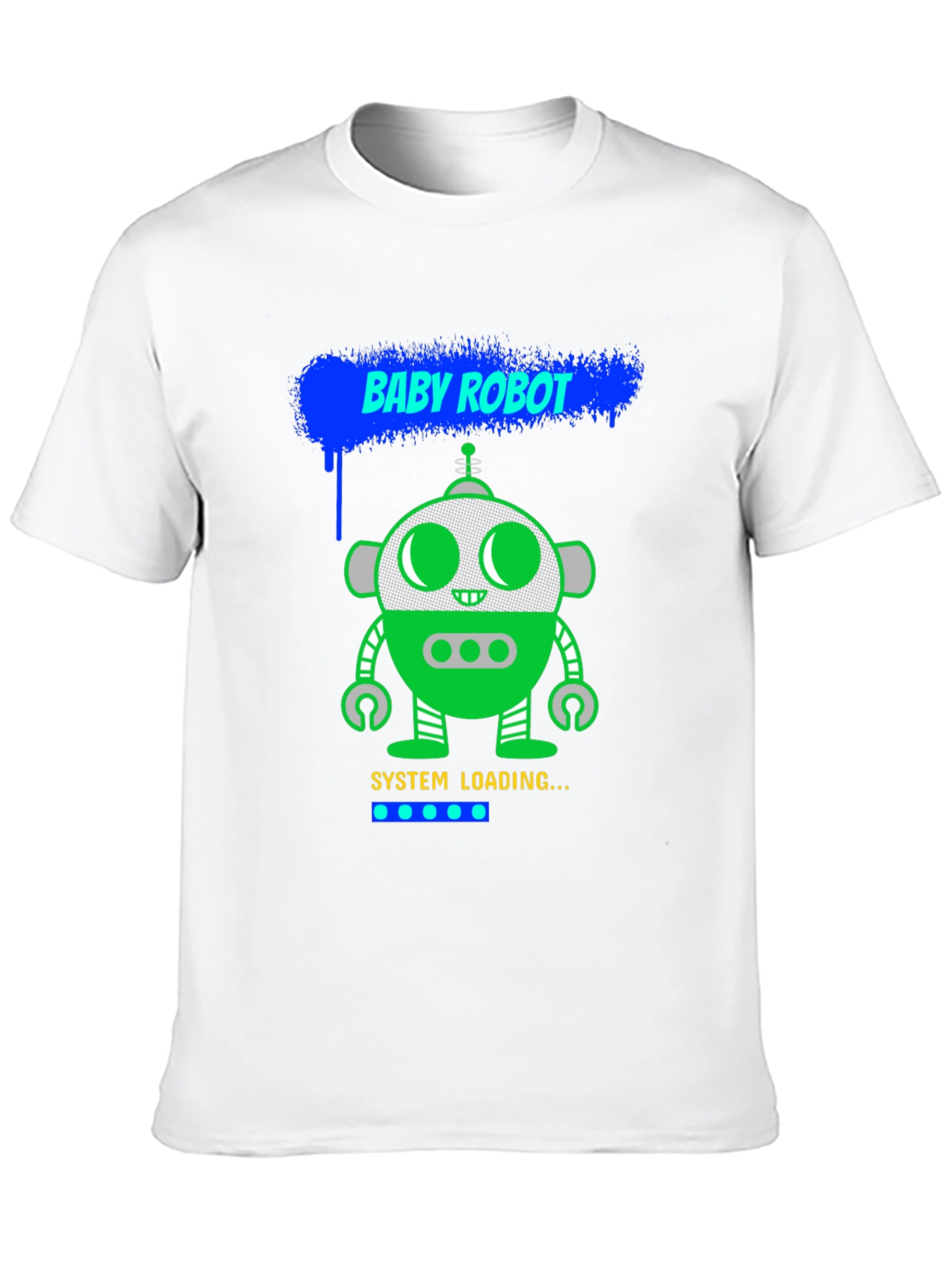 Baby Robot System Loading Graphic Tee