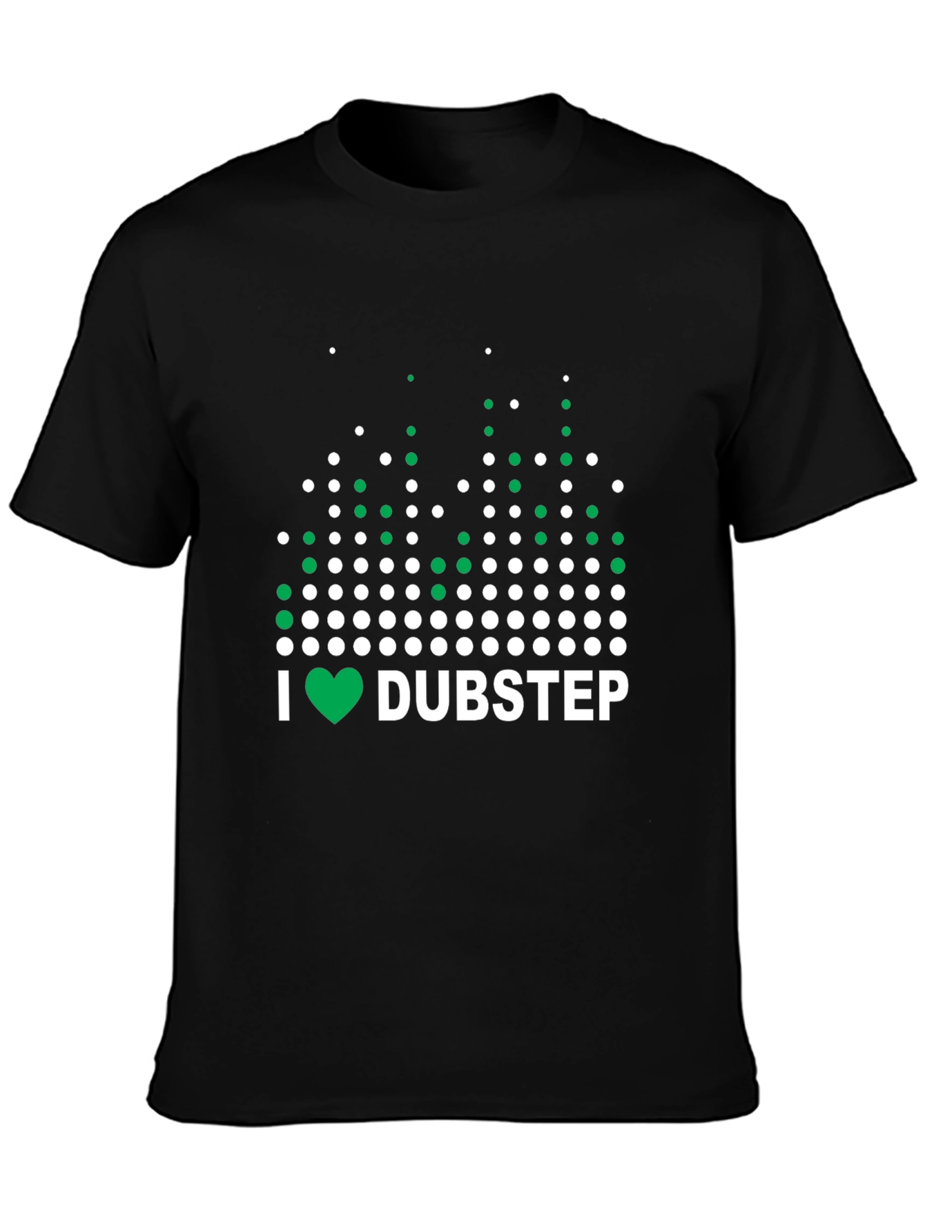 I Heart Dubstep Black Graphic Tee