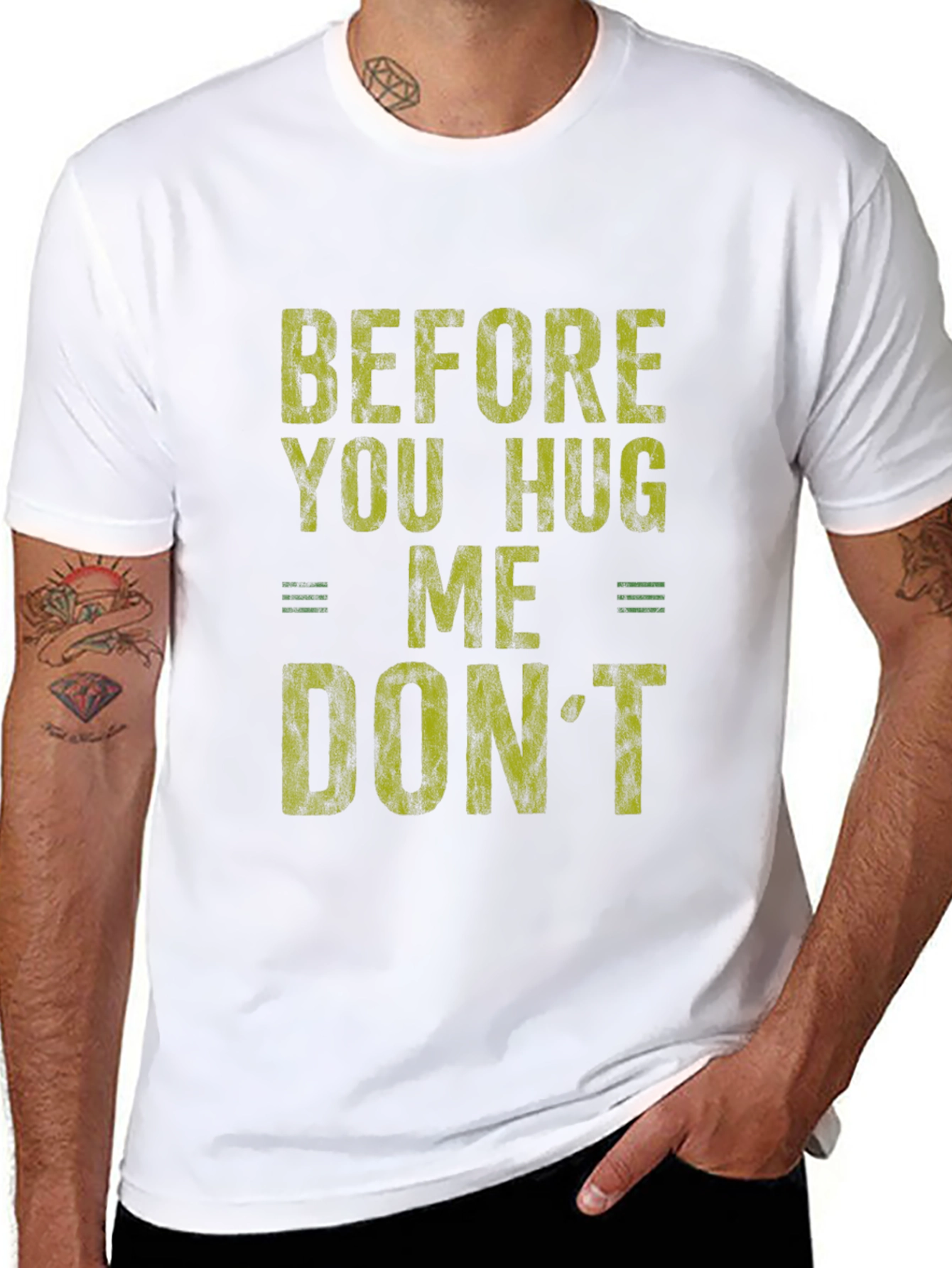 Before You Hug Me Graphic Tee