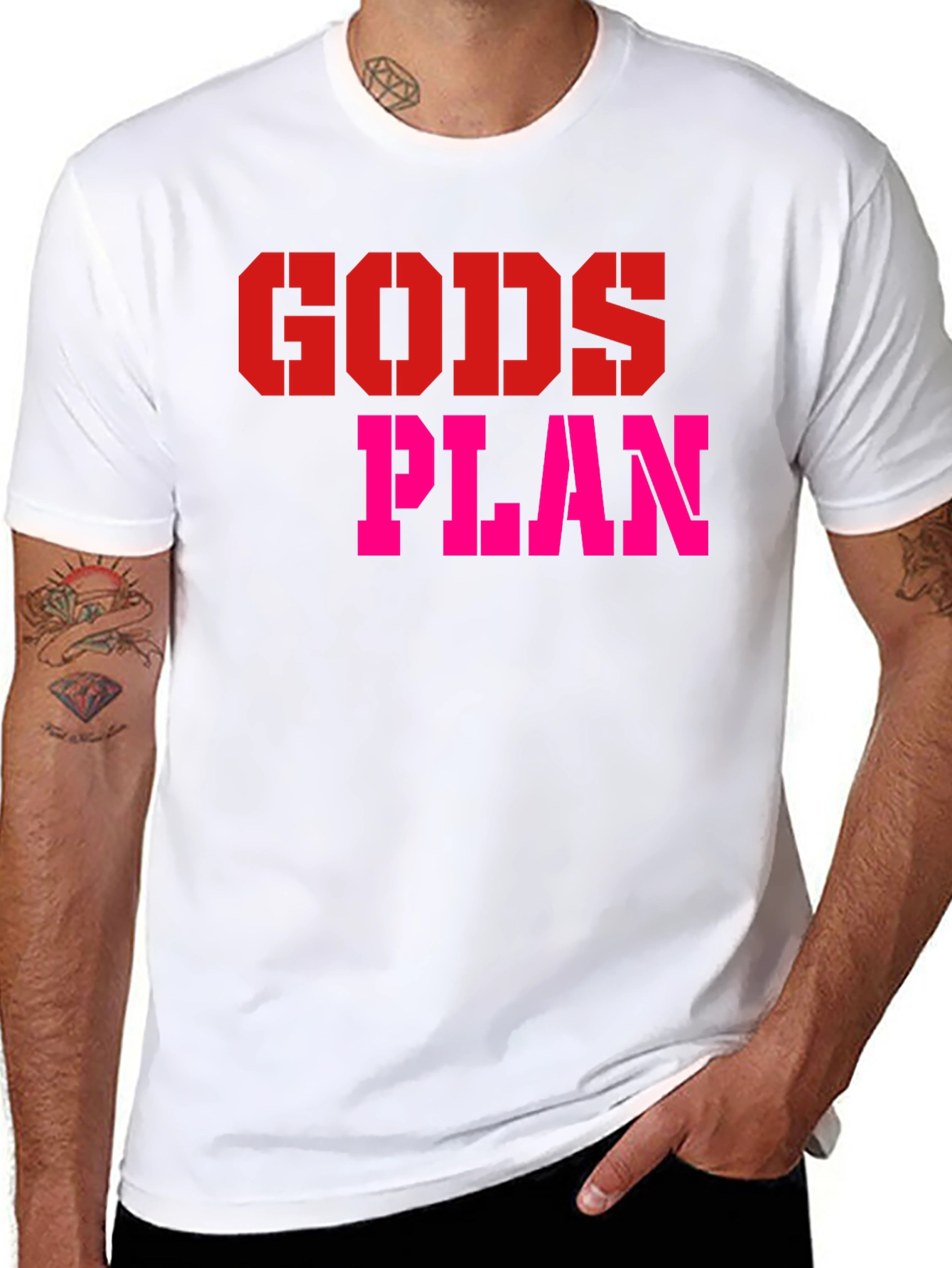Gods Plan T-Shirt - Trendy Graphic Tee