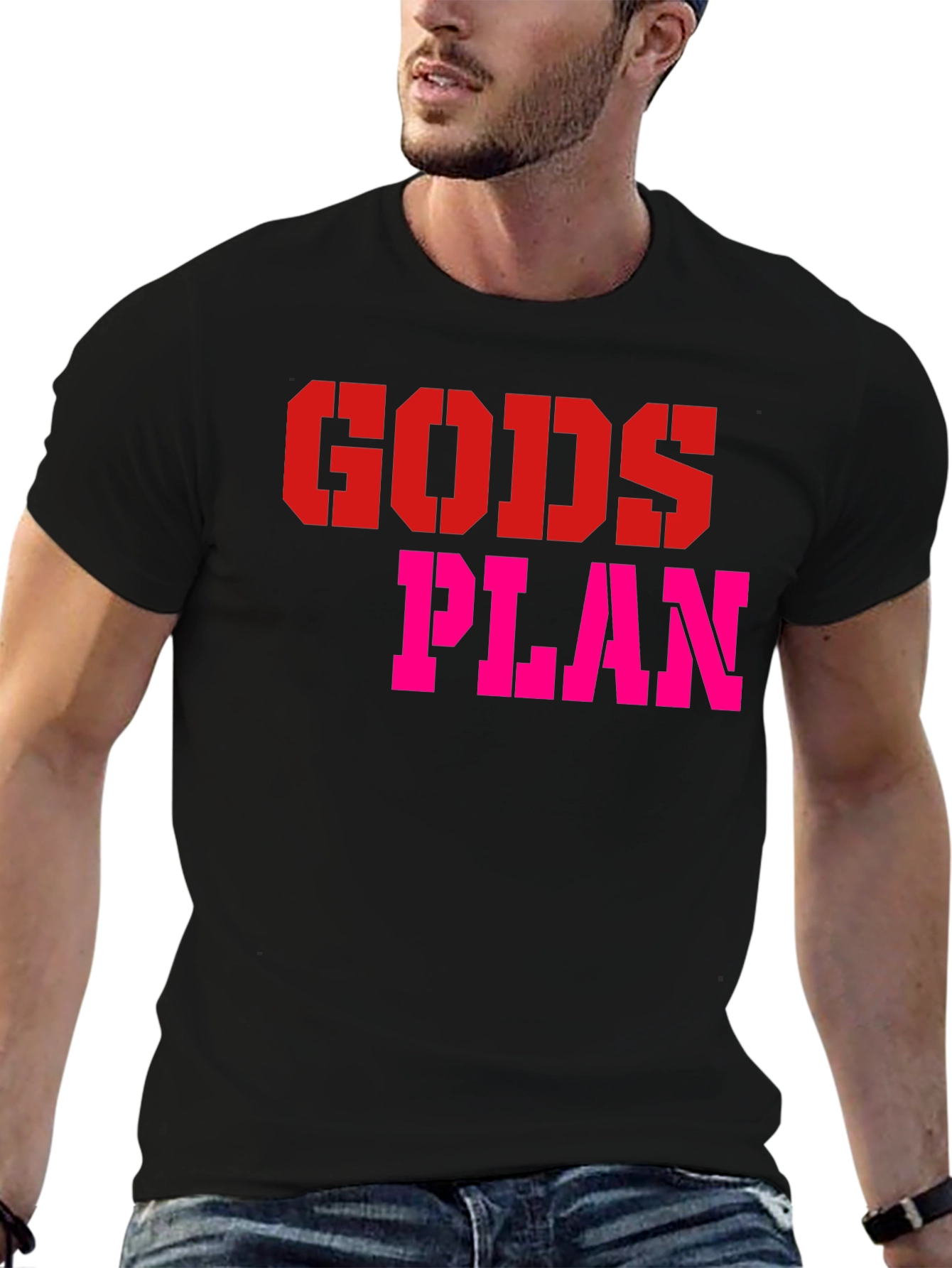 Gods Plan T-Shirt - Trendy Graphic Tee
