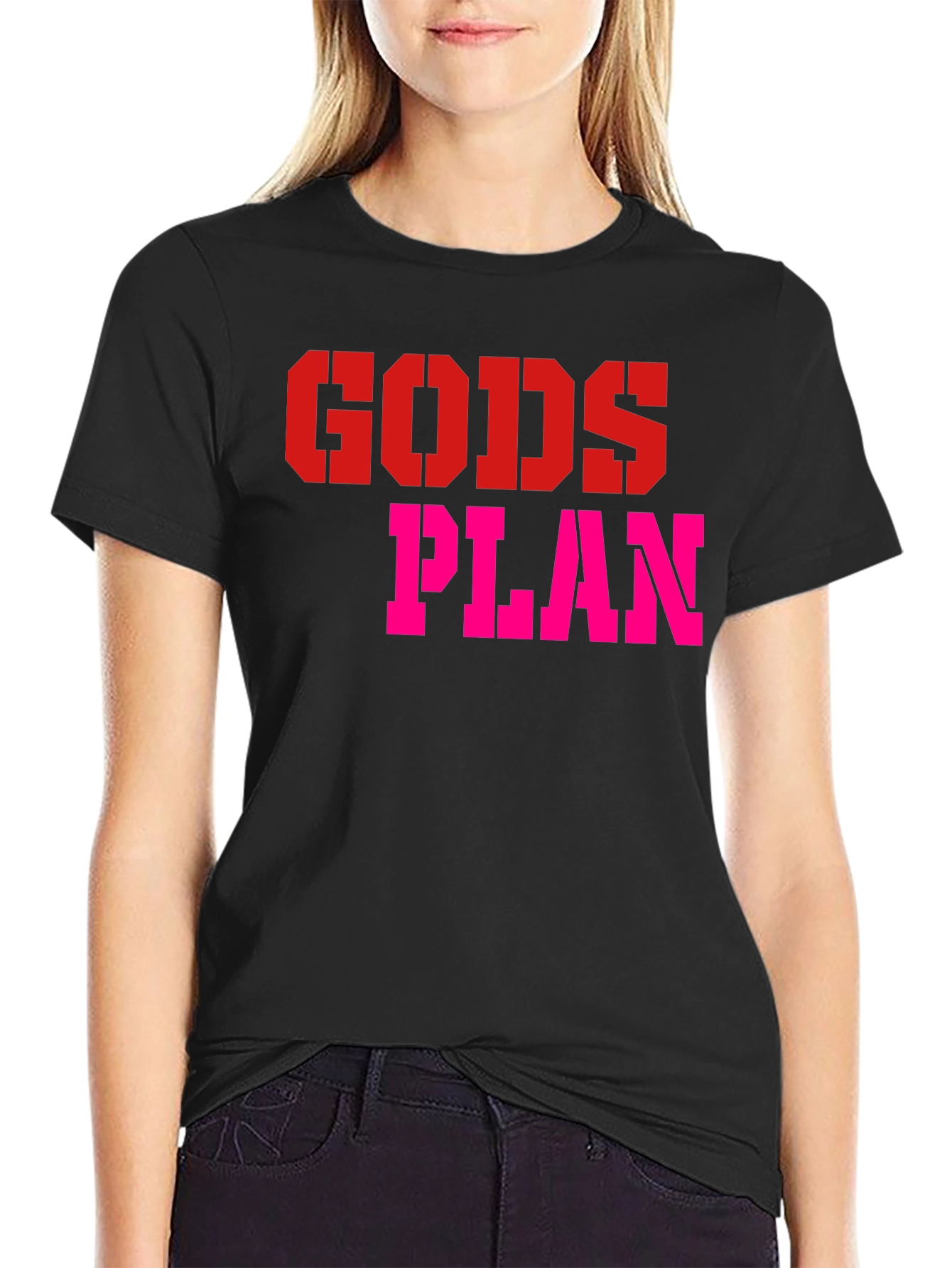 Gods Plan T-Shirt - Trendy Graphic Tee