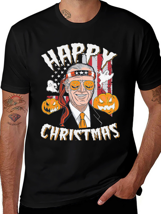 Happy Christmas Biden Halloween T-Shirt