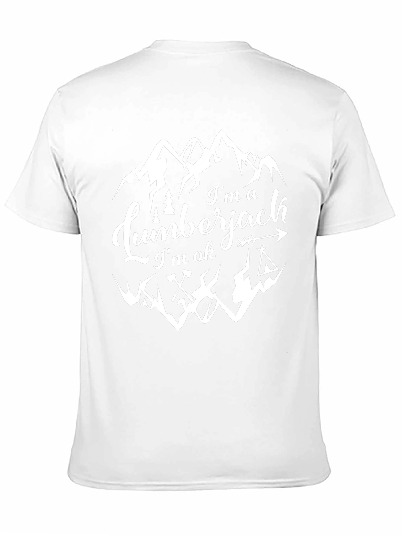 Lumberjack Tee - Im OK Mountain Graphic
