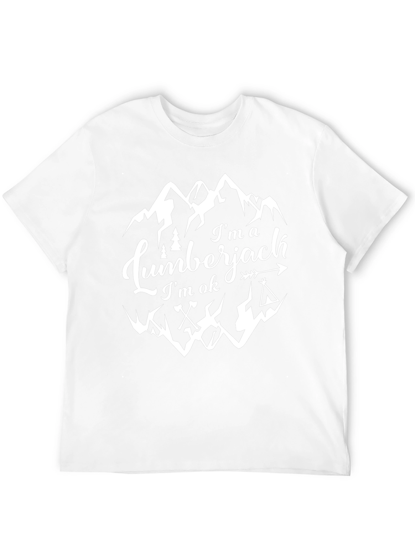 Lumberjack Tee - Im OK Mountain Graphic