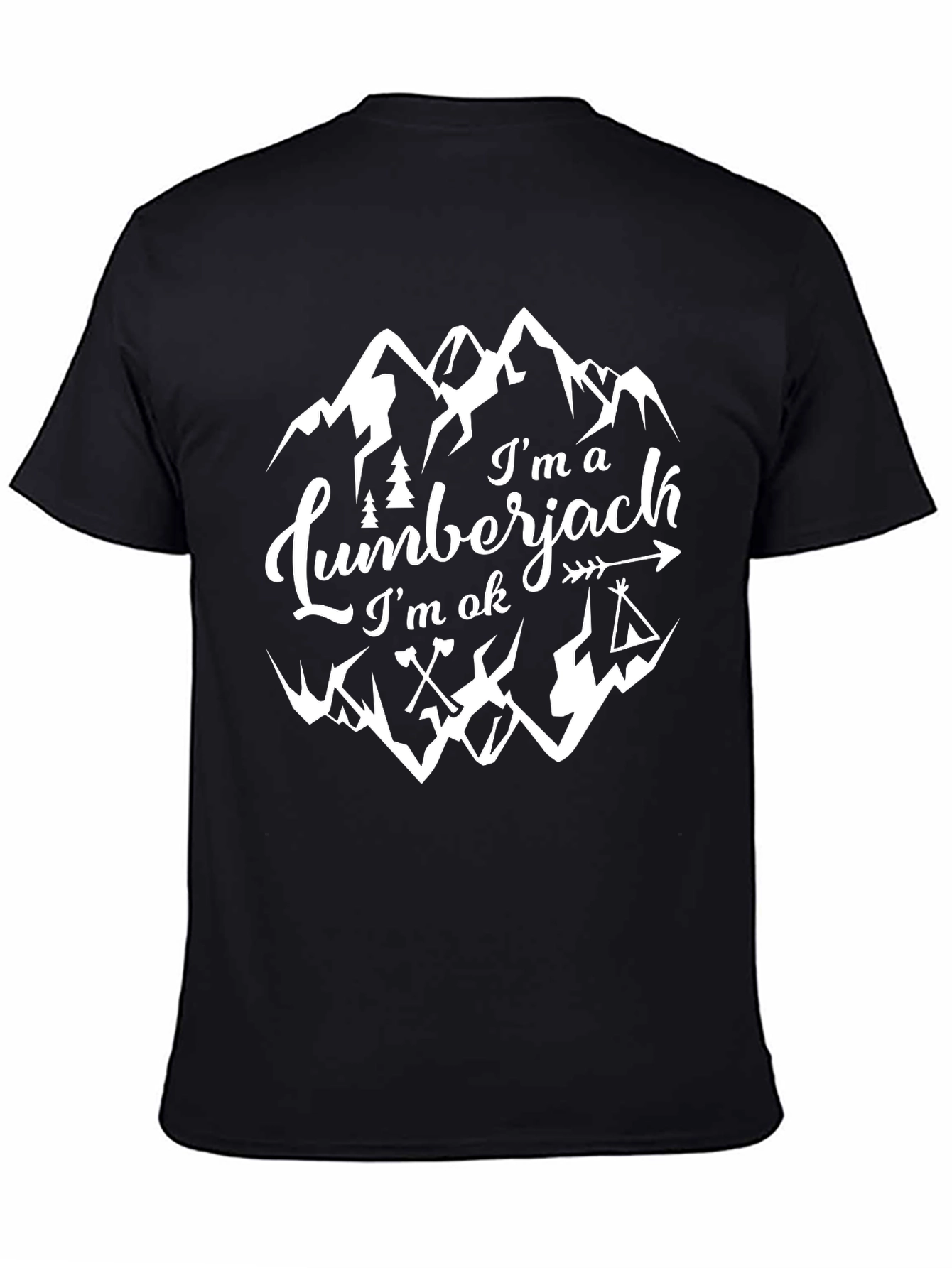 Lumberjack Tee - Im OK Mountain Graphic