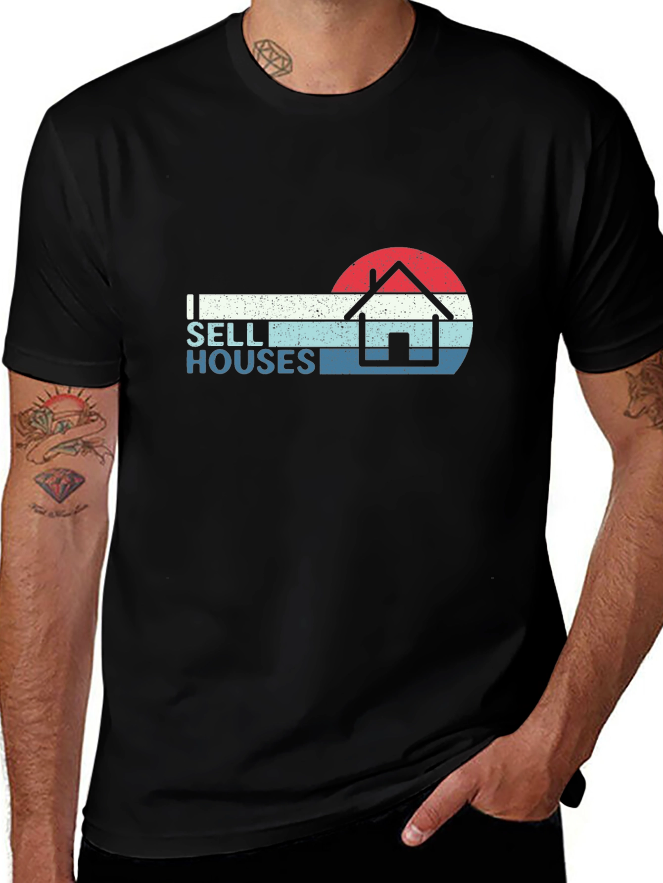 I Sell Houses Retro T-Shirt