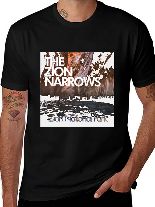 Zion Narrows National Park Graphic T-Shirt