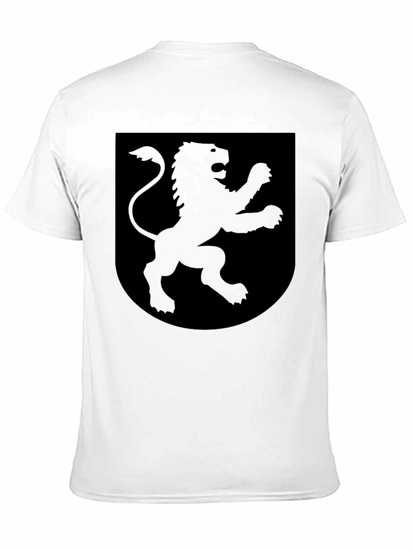 Black Lion Shield Graphic T-Shirt