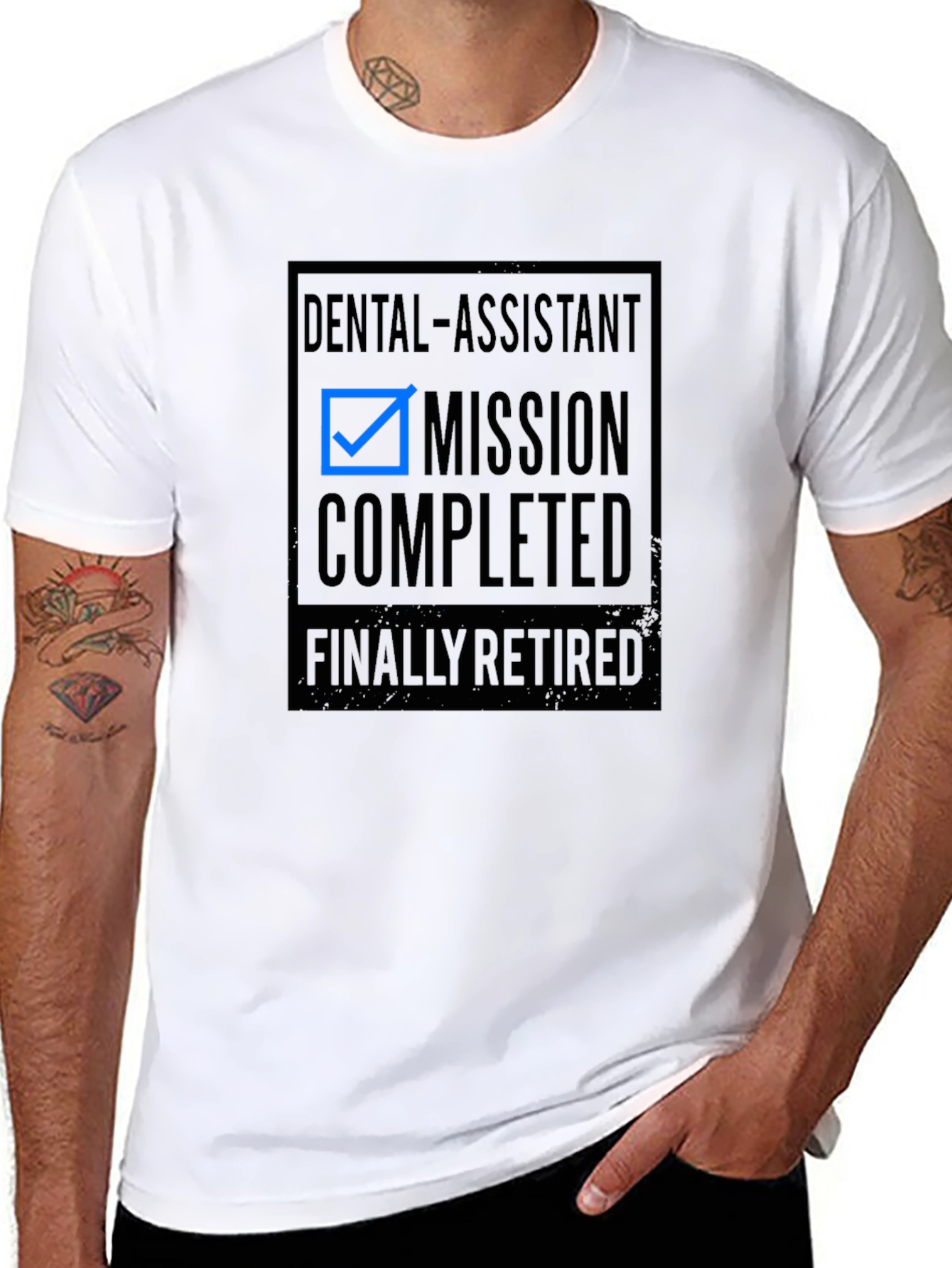 Retired Dental Assistant Mission Completed T-Shirt