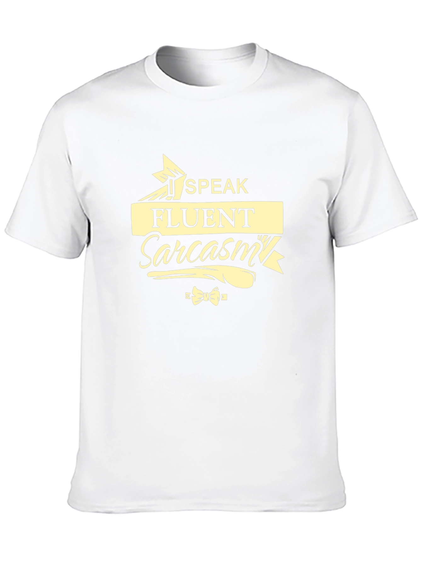 Speak Fluent Sarcasm Graphic Tee - Black