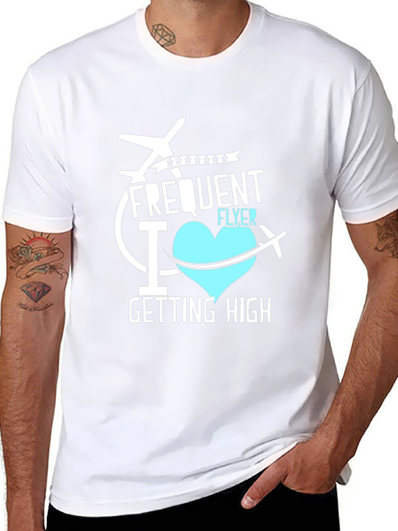 Frequent Flyer Getting High Tee
