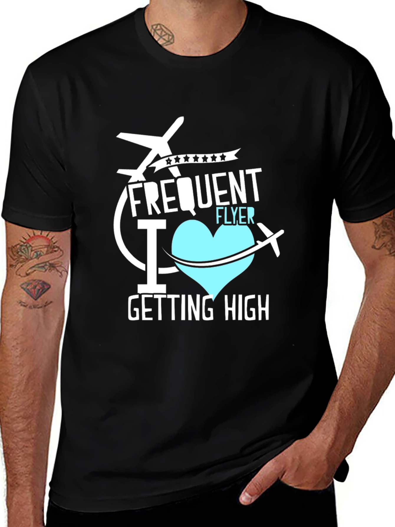 Frequent Flyer Getting High Tee