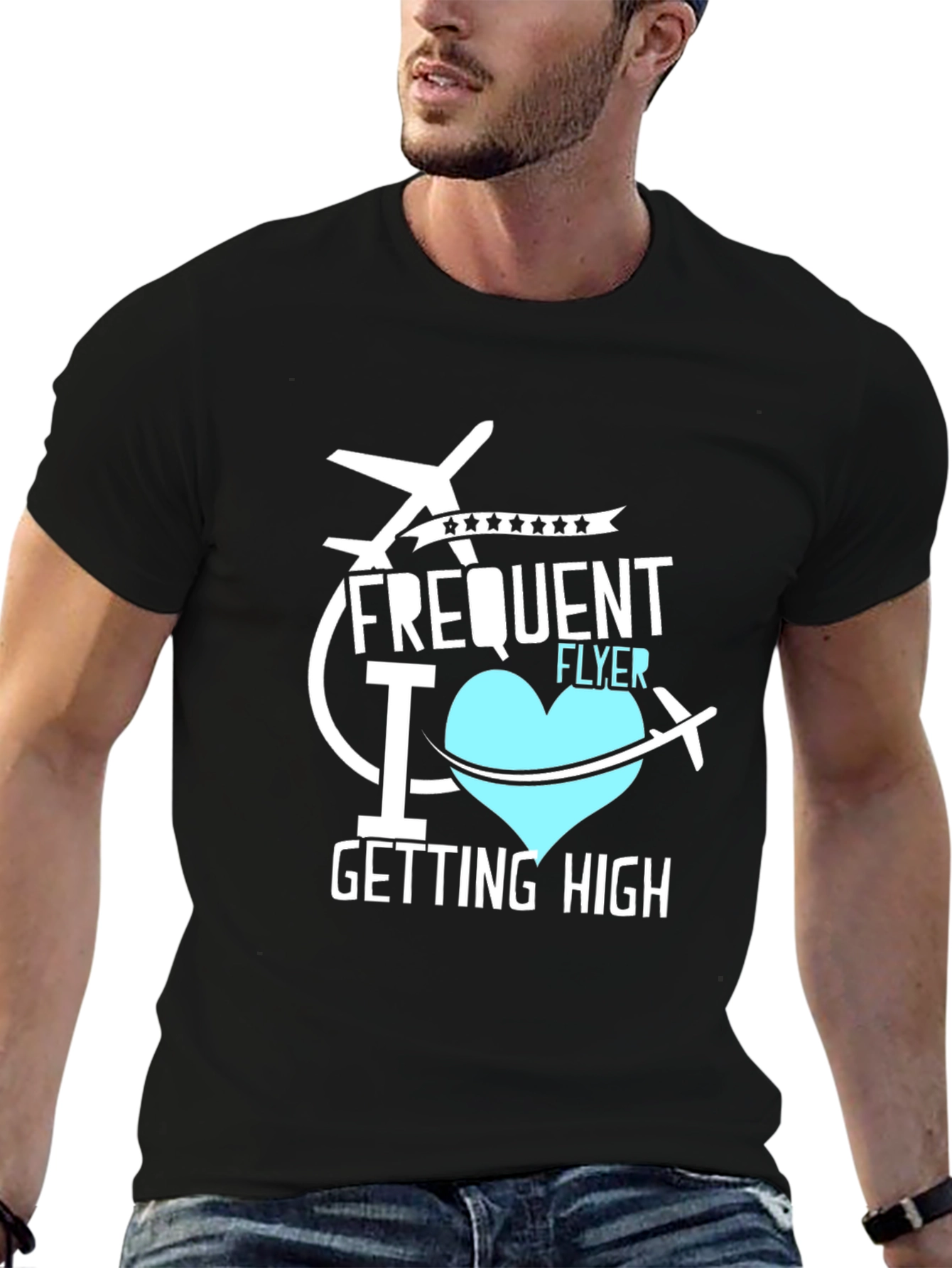 Frequent Flyer Getting High Tee